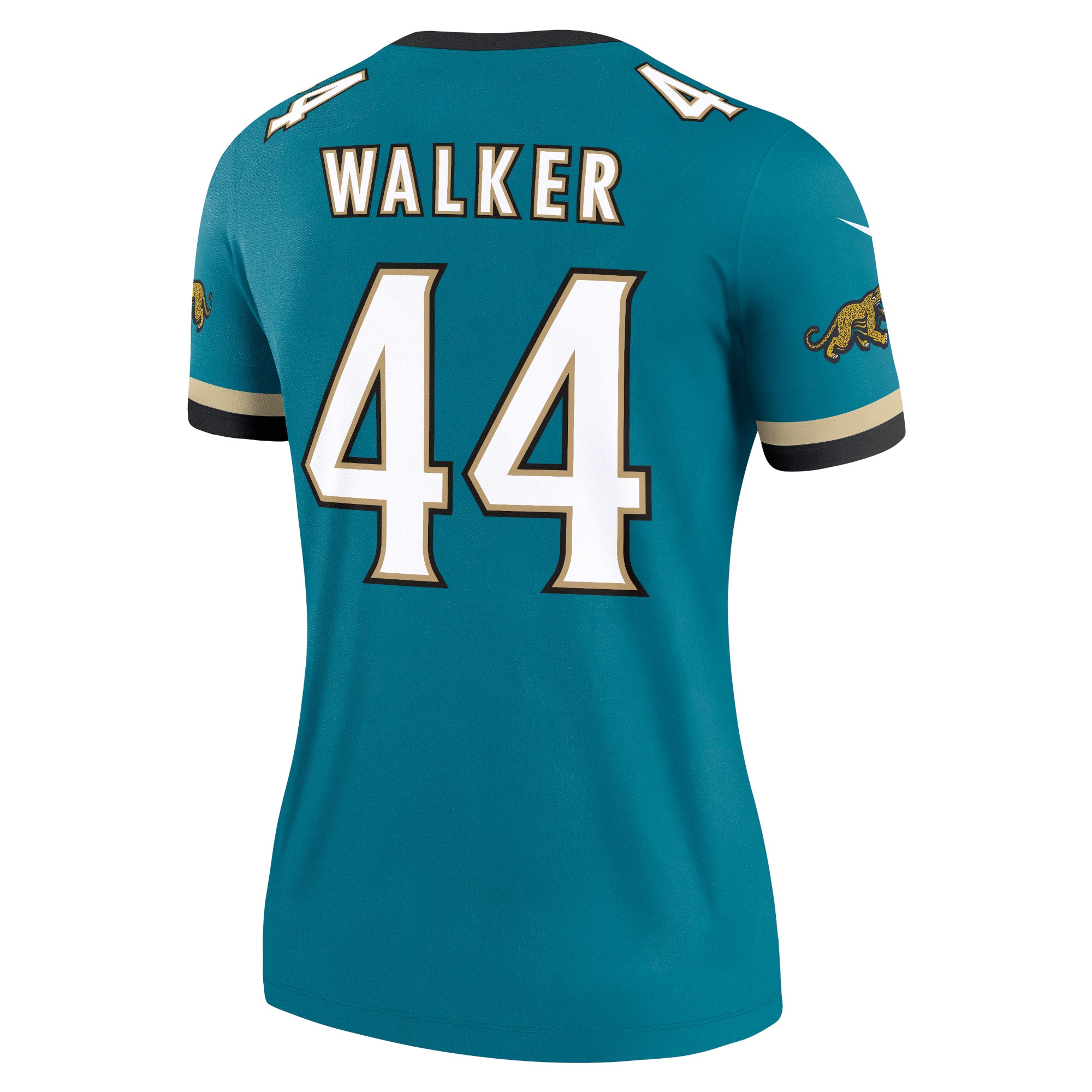 Travon Walker Jacksonville Jaguars Nike Women’s Alternate Legend Player Performance Top – Prowler Throwback Teal Clowdercats