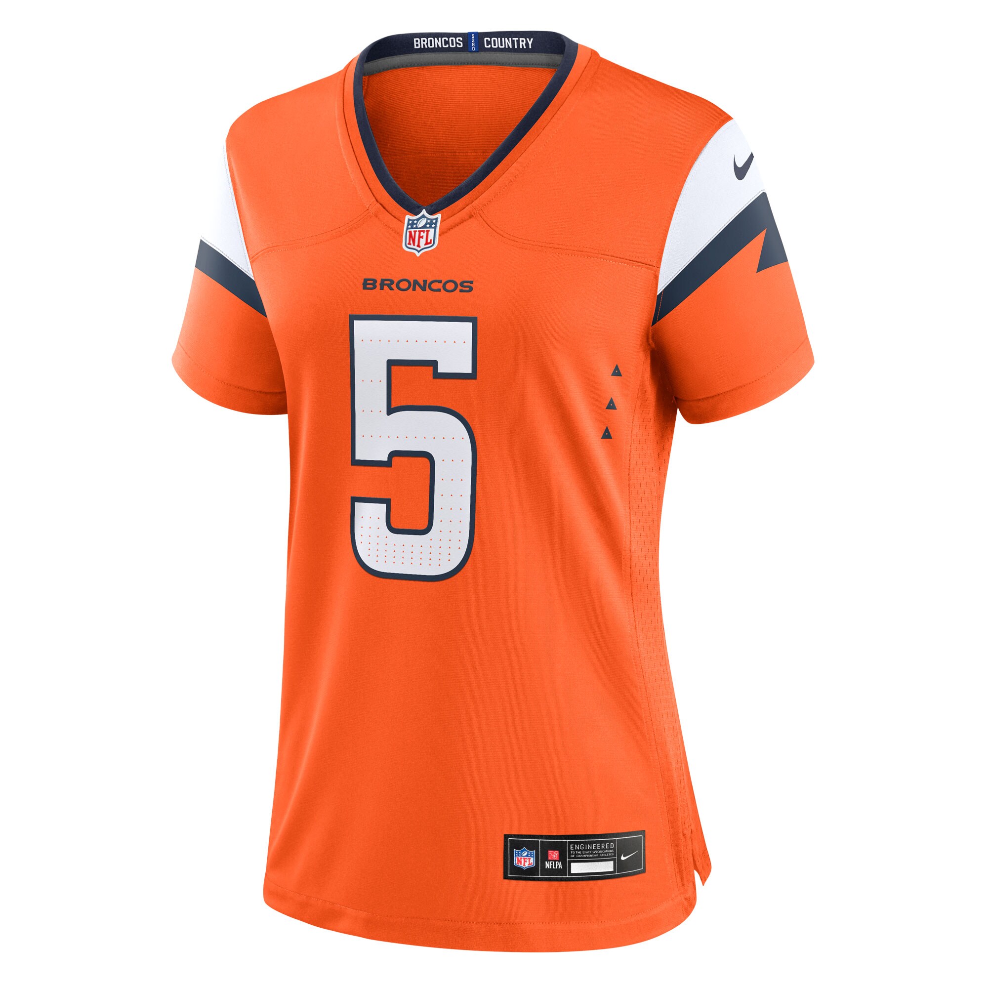 Trent Sherfield Sr. Denver Broncos Nike Women’s Team Game Jersey – Orange Clowdercats
