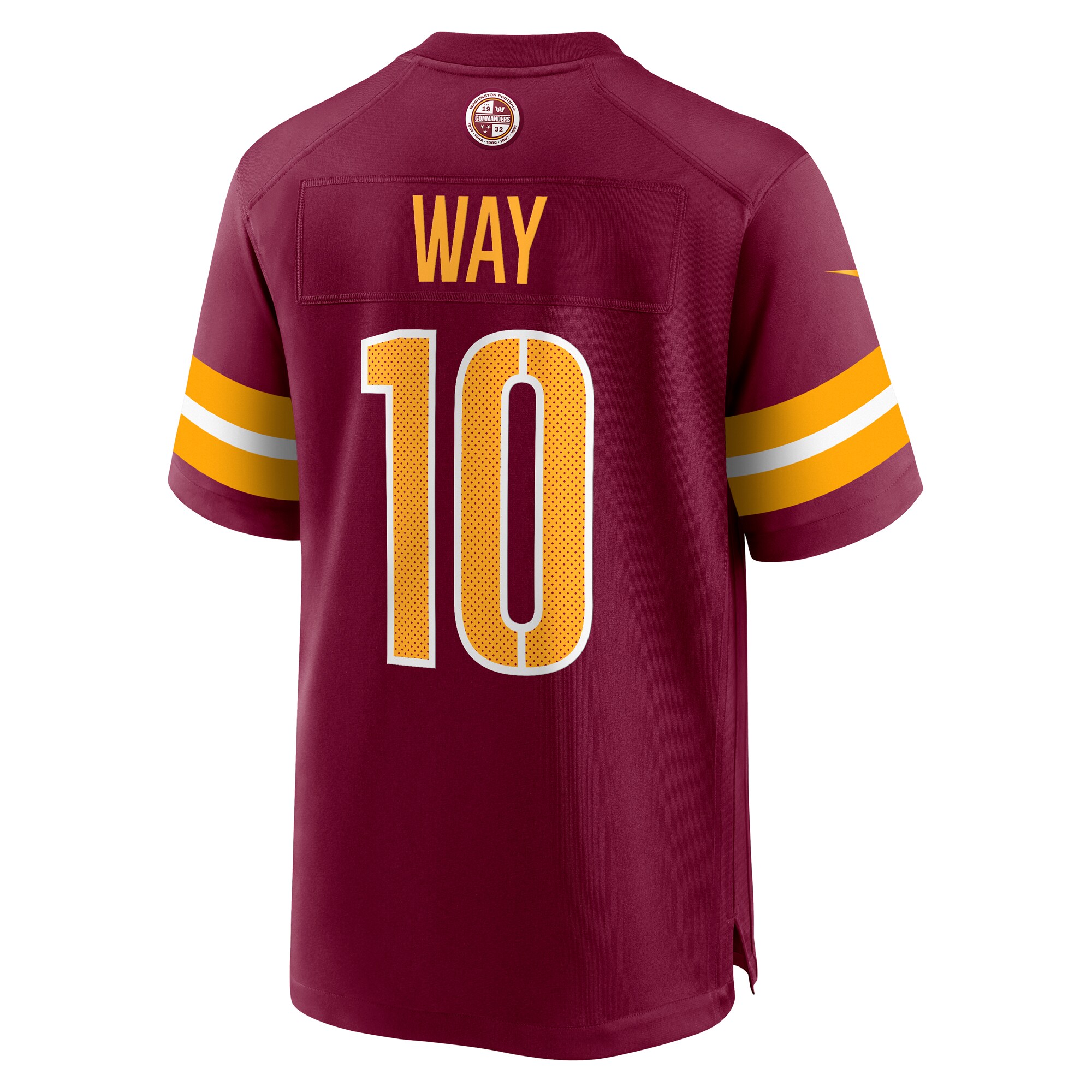 Tress Way Washington Commanders Nike Game Jersey – Burgundy Clowdercats