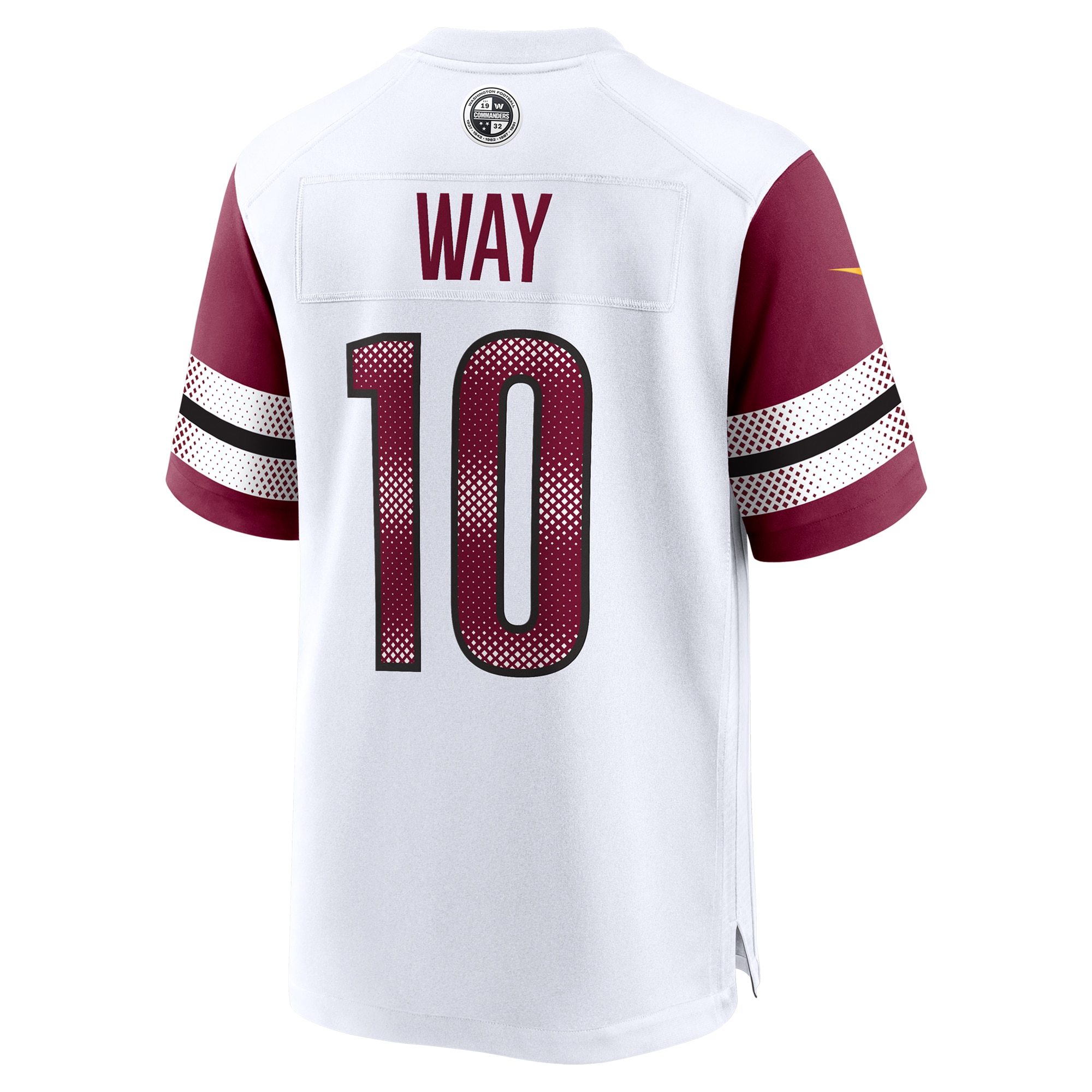 Tress Way Washington Commanders Nike Game Jersey – White Clowdercats