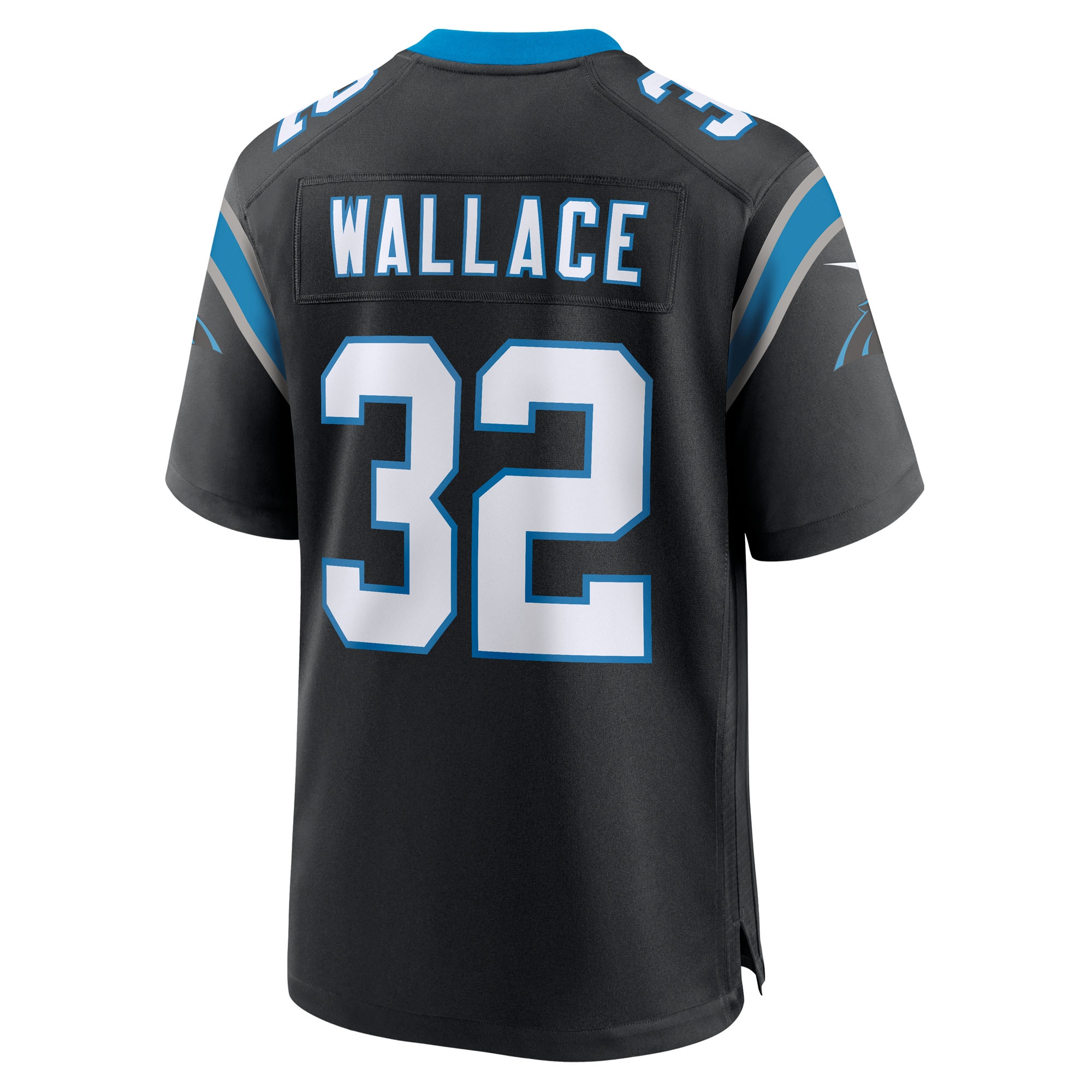 Trevin Wallace Carolina Panthers Nike Team Game Jersey – Black Clowdercats