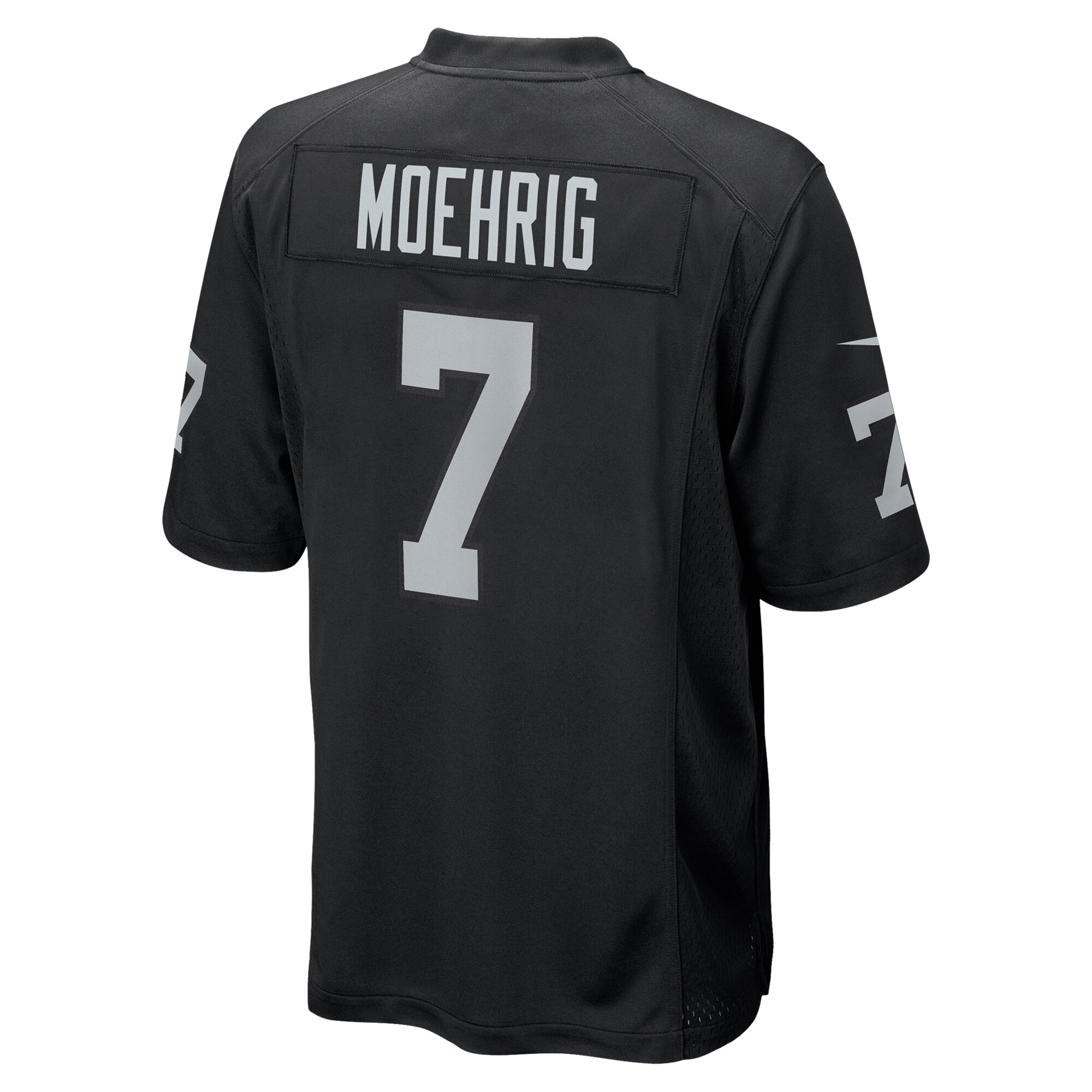 Tre’von Moehrig Las Vegas Raiders Nike Team Game Jersey – Black Clowdercats
