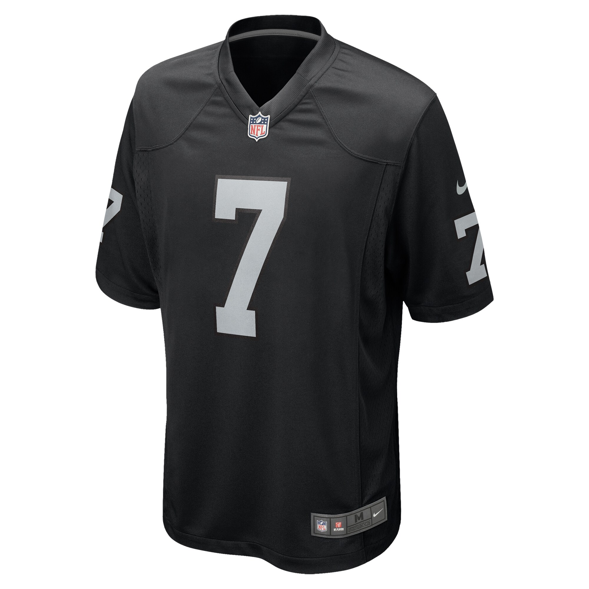 Tre’von Moehrig Las Vegas Raiders Nike Team Game Jersey – Black Clowdercats