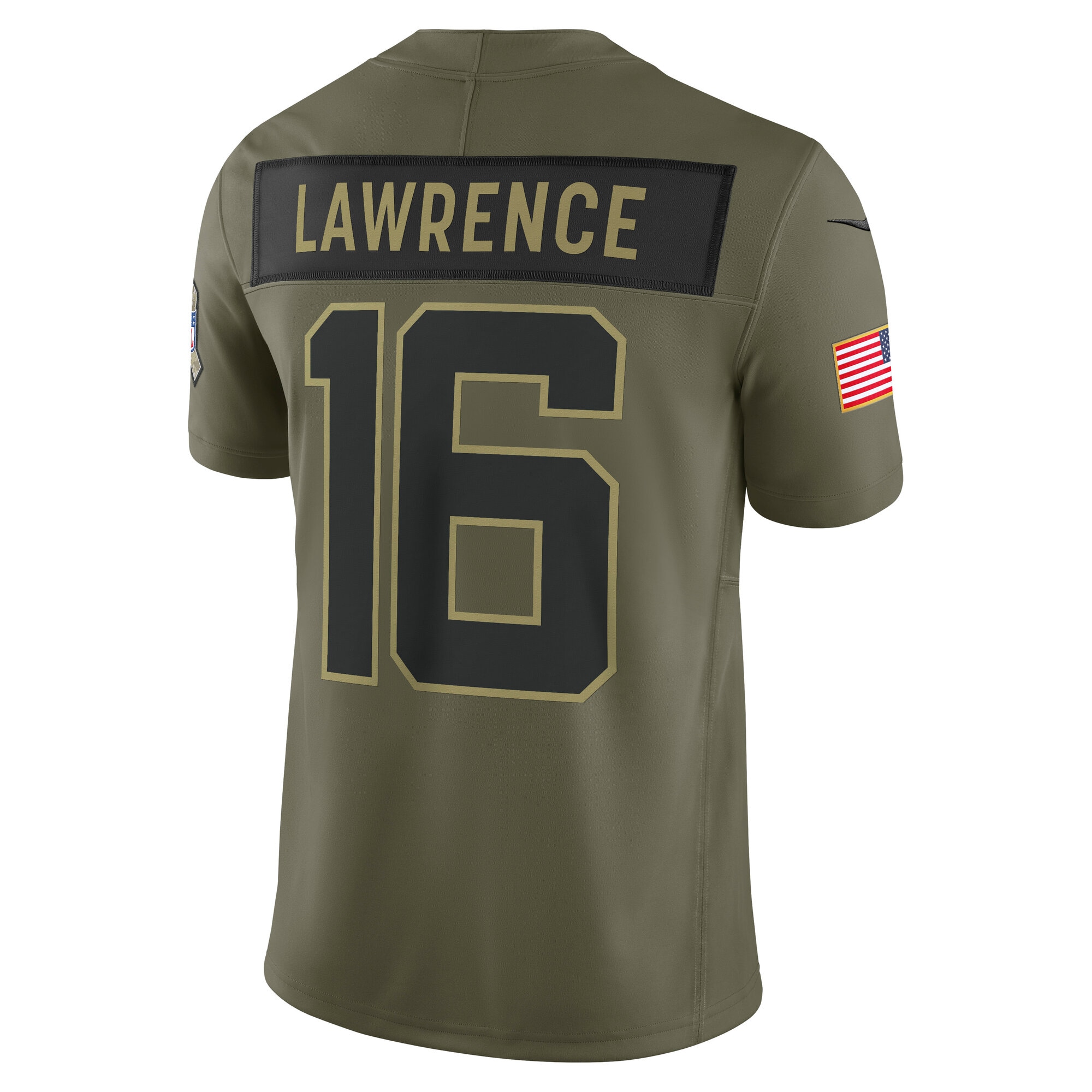 Trevor Lawrence Jacksonville Jaguars Nike 2025 Salute to Service Limited Jersey – Olive Clowdercats
