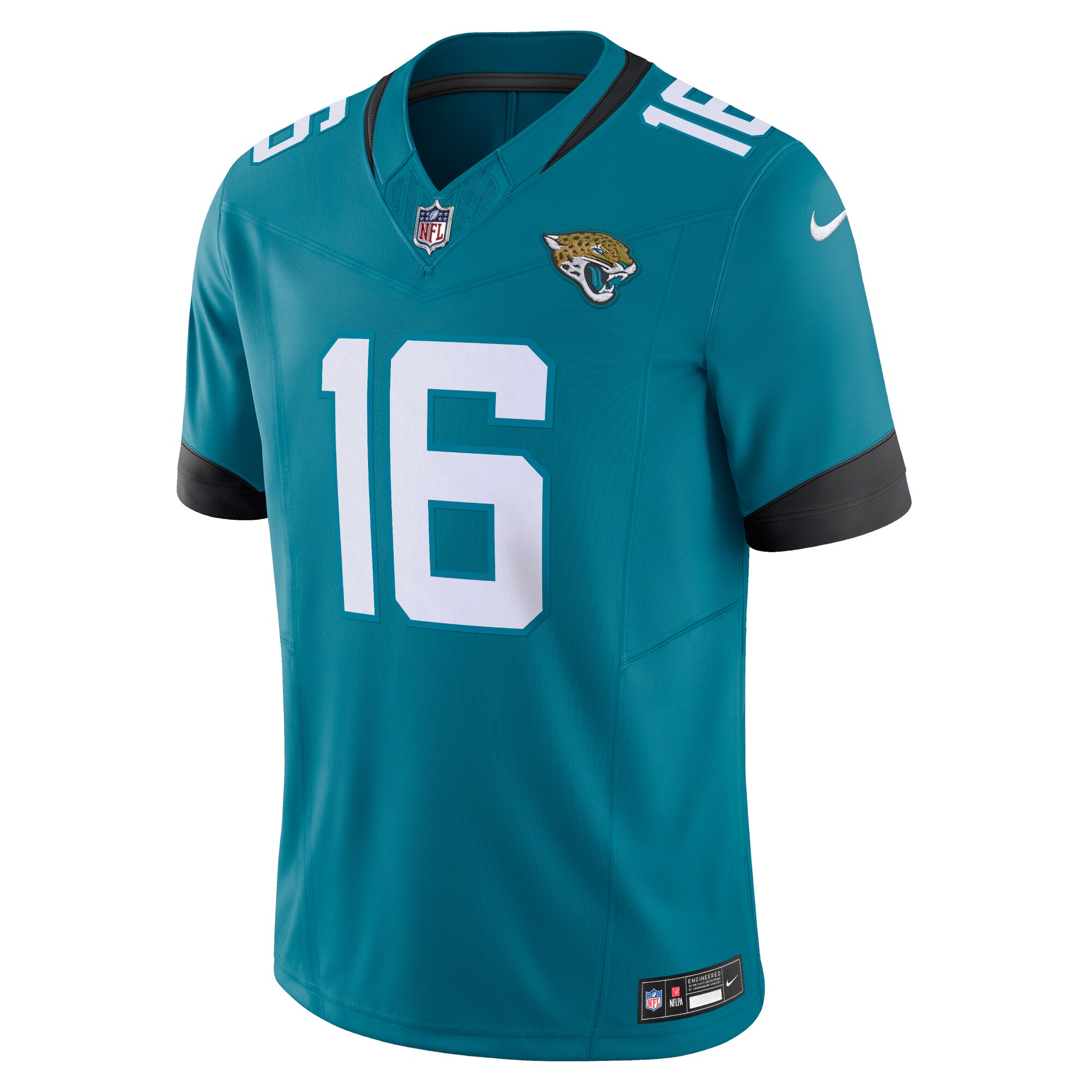 Trevor Lawrence Jacksonville Jaguars Nike Vapor F.U.S.E. Limited Jersey – Teal Clowdercats