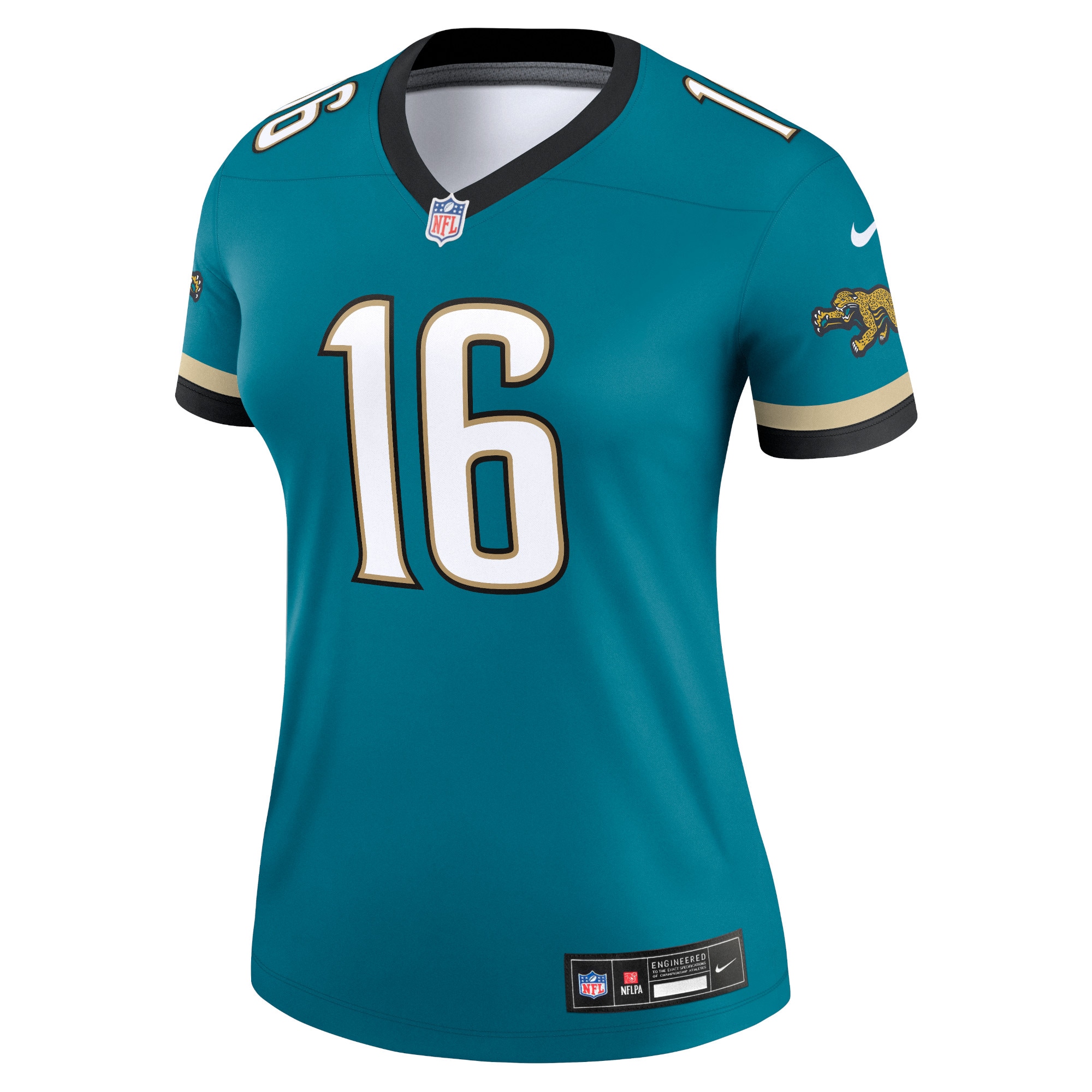 Trevor Lawrence Jacksonville Jaguars Nike Women’s Alternate Legend Player Performance Top – Prowler Throwback Teal Clowdercats
