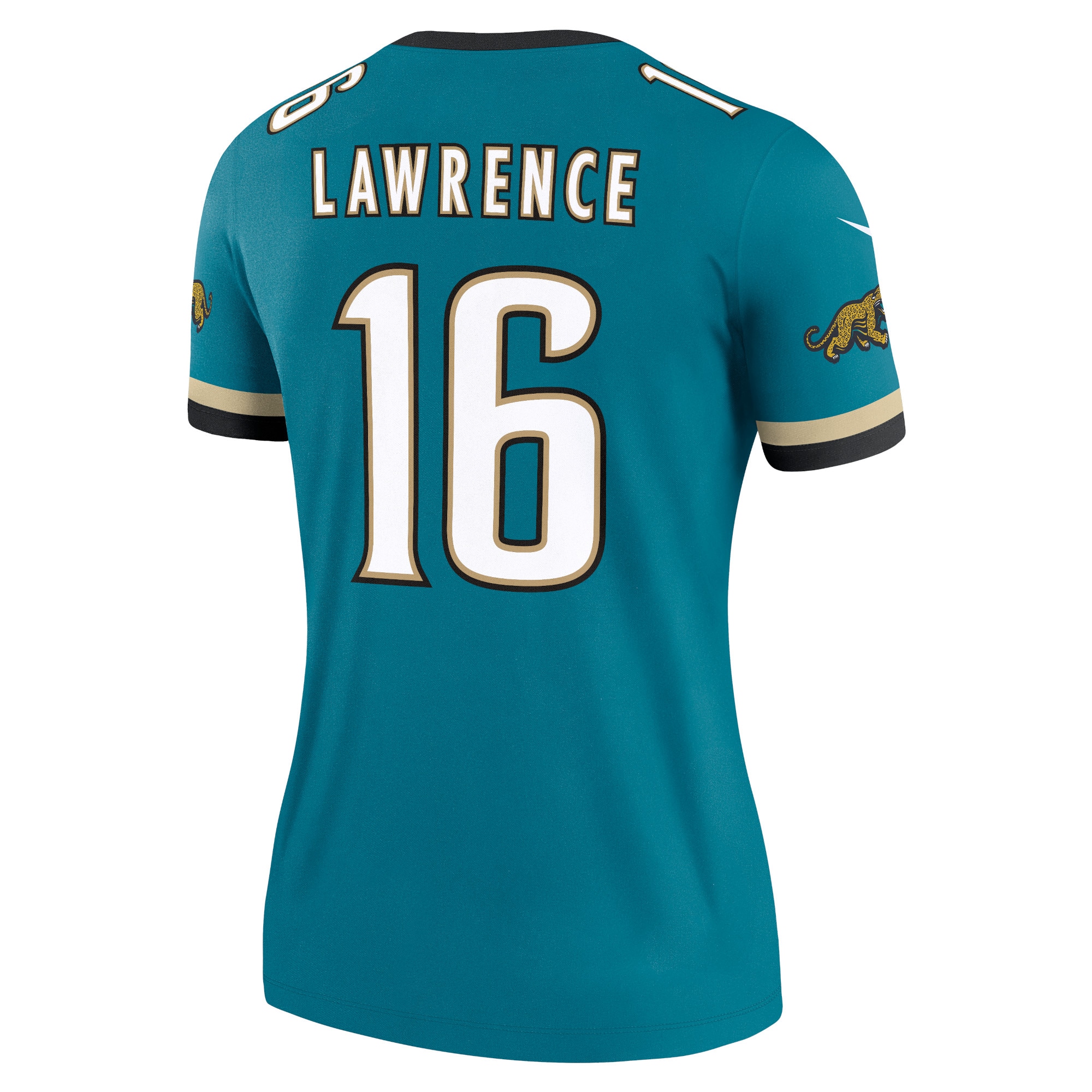 Trevor Lawrence Jacksonville Jaguars Nike Women’s Alternate Legend Player Performance Top – Prowler Throwback Teal Clowdercats