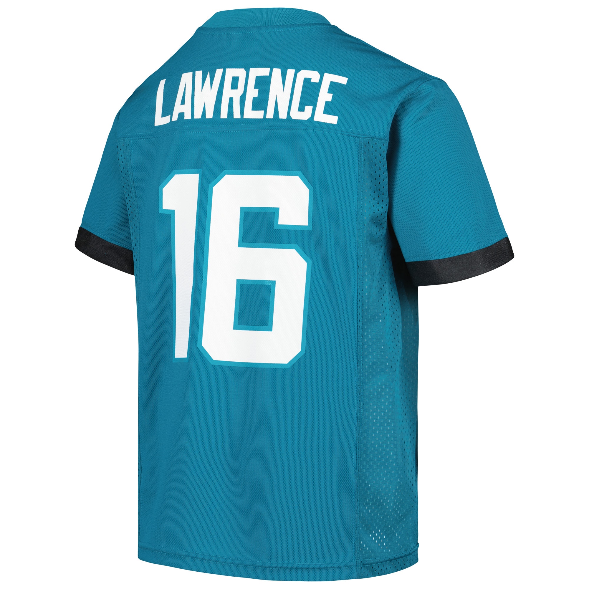 Trevor Lawrence Jacksonville Jaguars Youth Replica Player Jersey – Teal Clowdercats