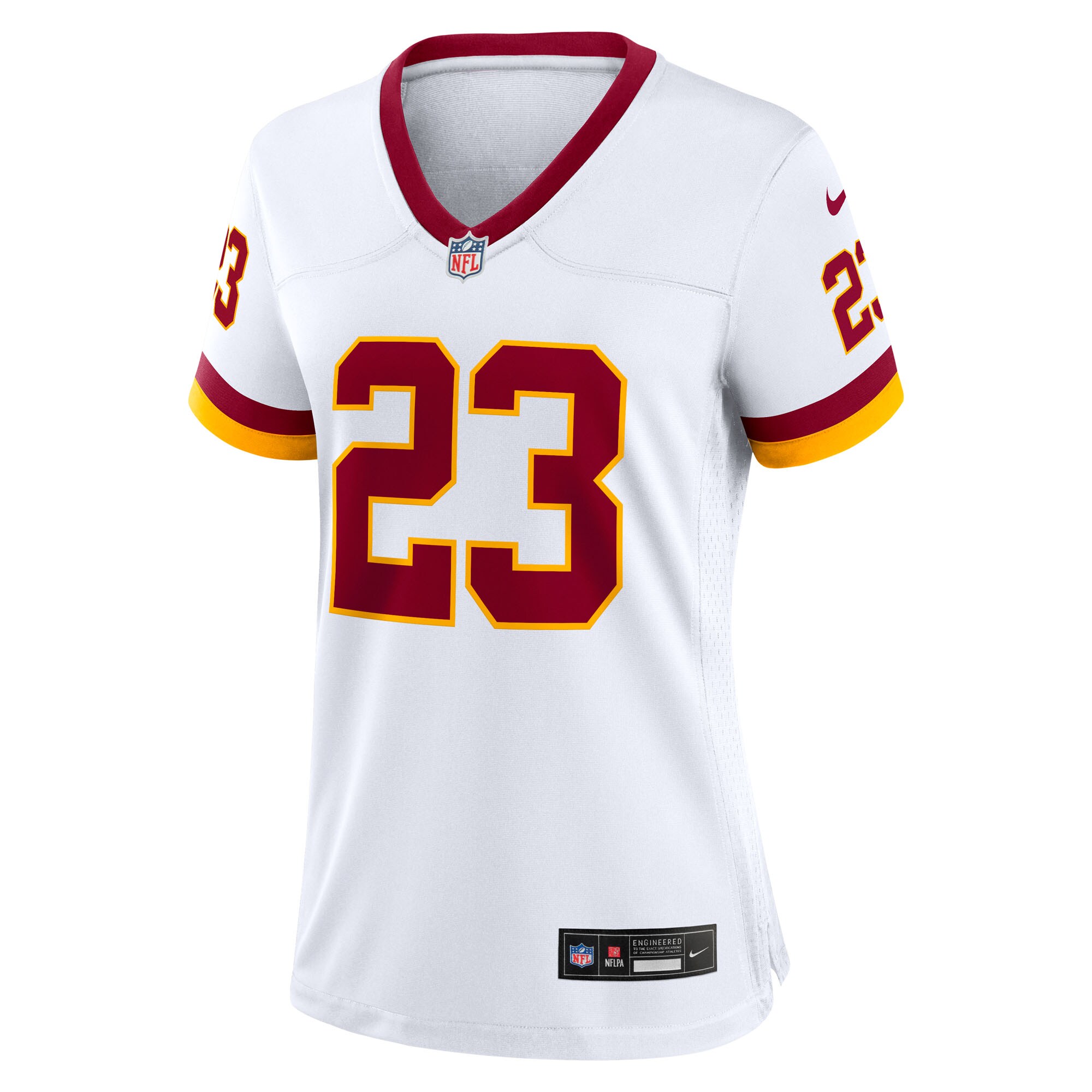 Trey Amos Washington Commanders Nike Women’s Game Super Bowl Era Jersey – White Clowdercats