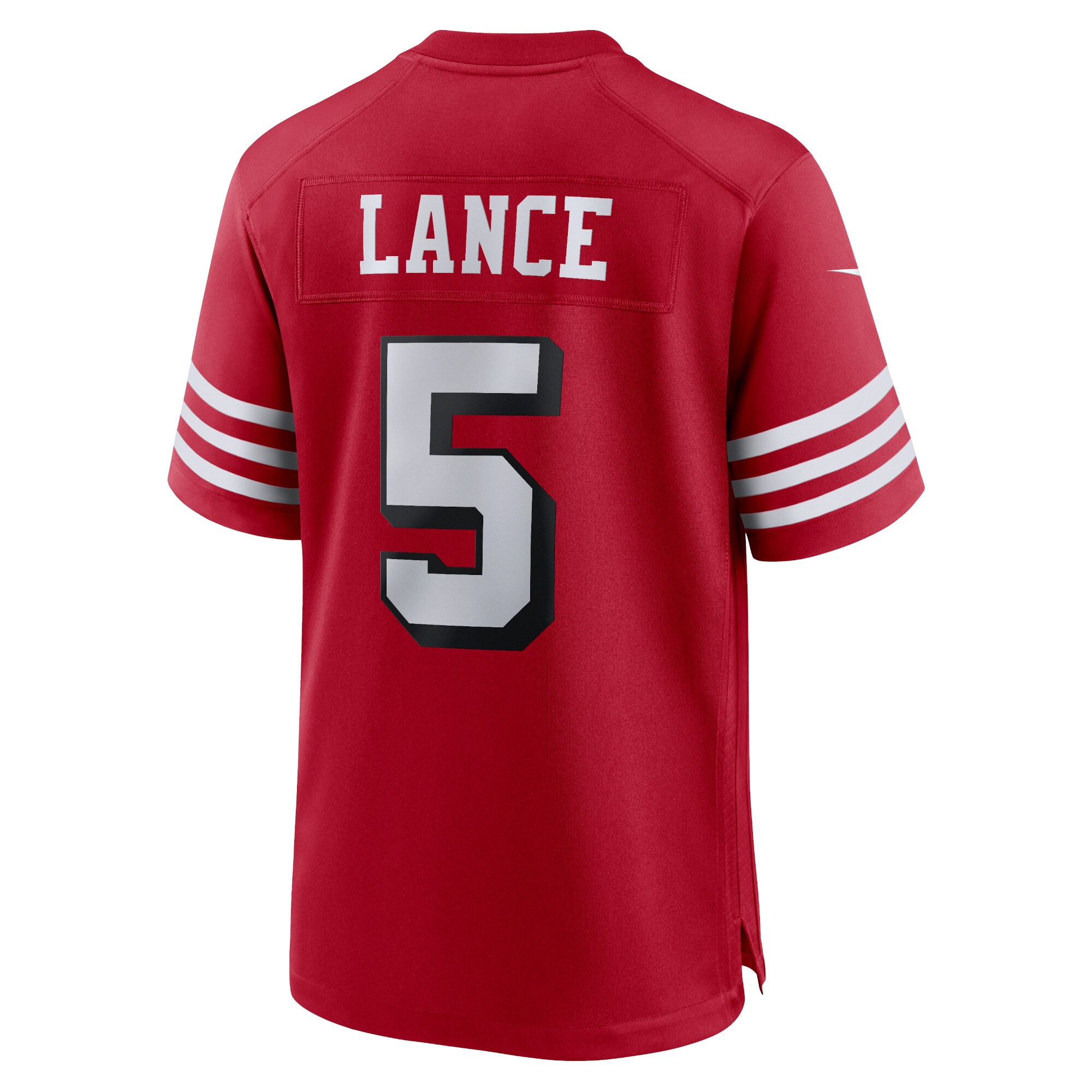 Trey Lance San Francisco 49ers Nike Alternate Game Jersey – Red Clowdercats