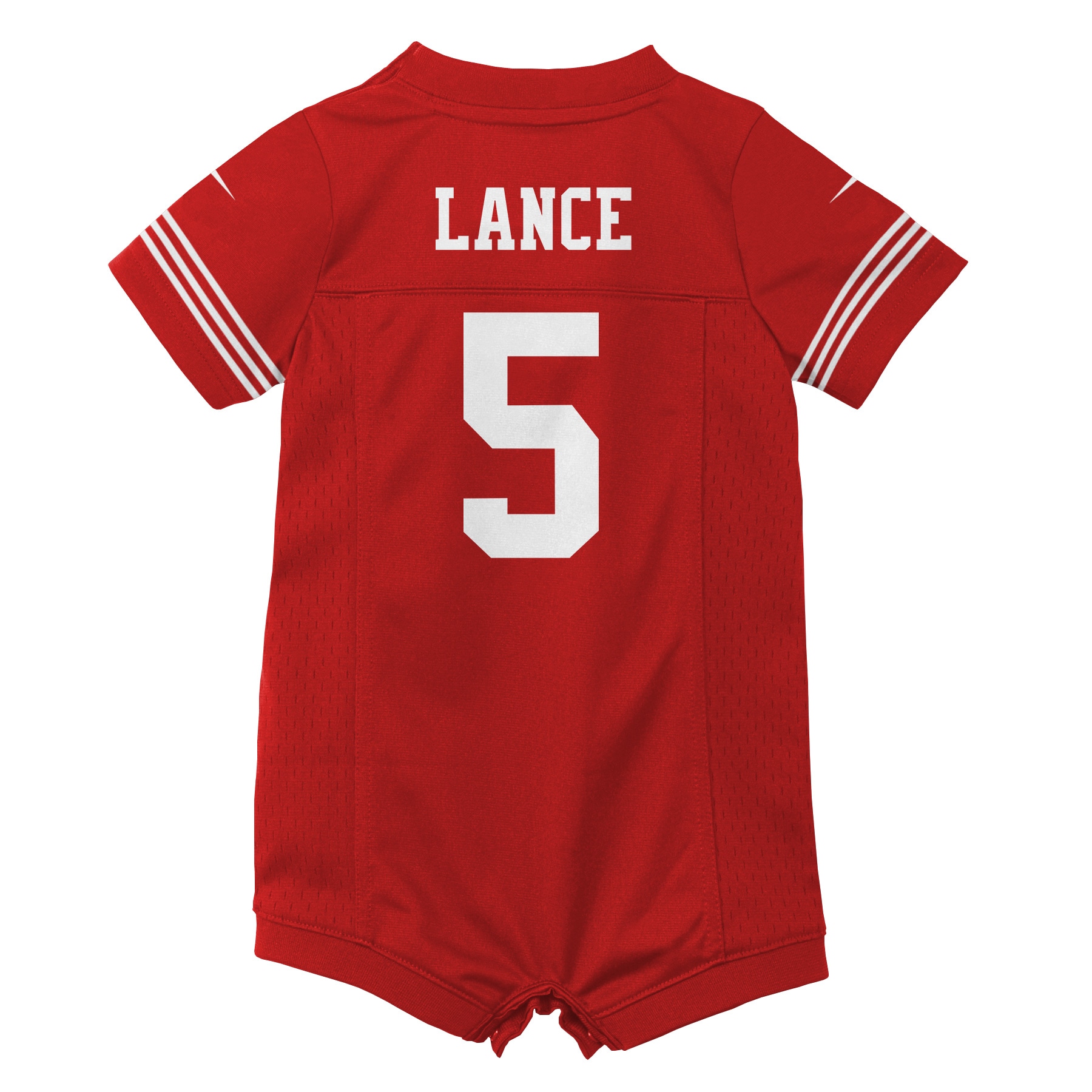 Trey Lance San Francisco 49ers Nike Infant Romper Game Jersey – Scarlet Clowdercats