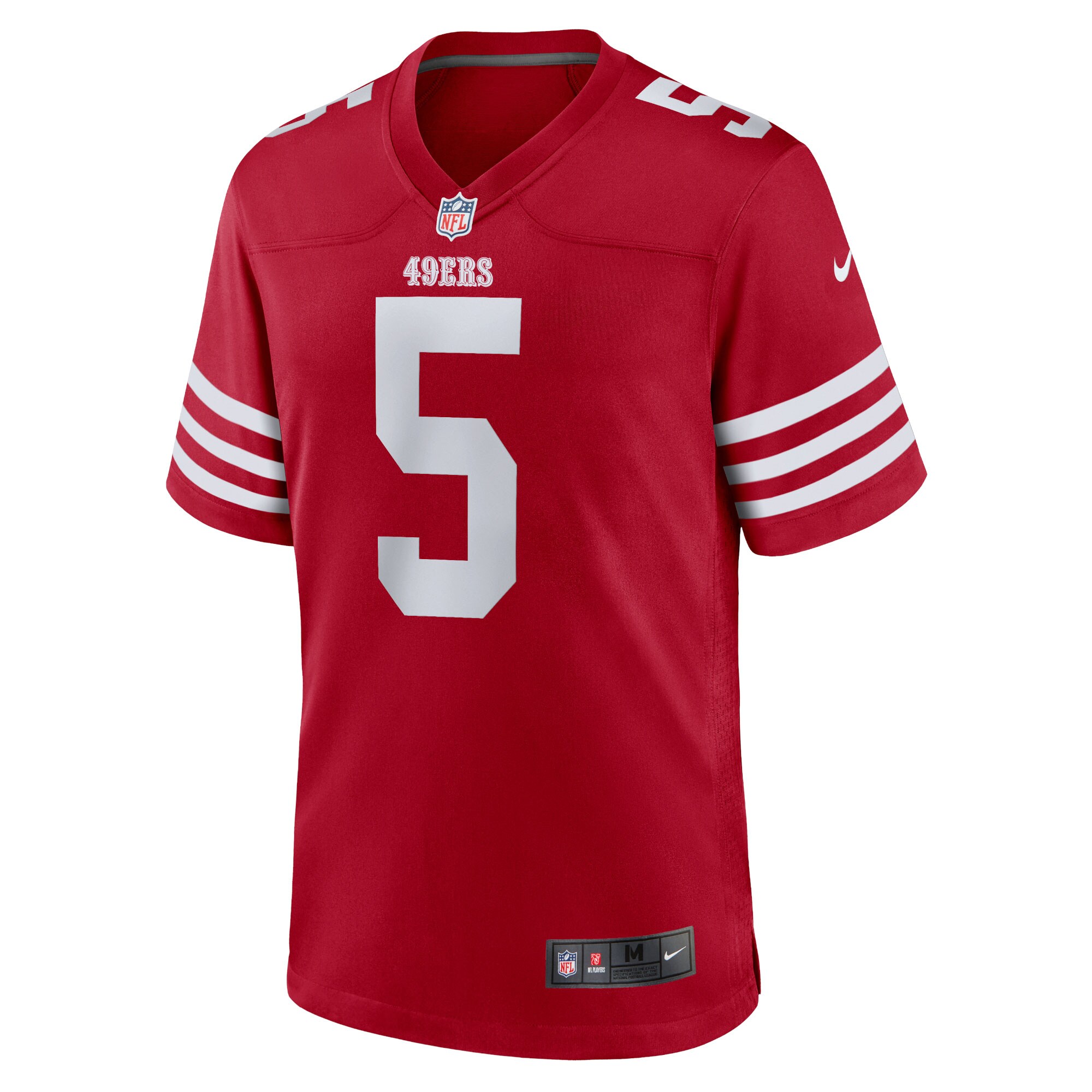 Trey Lance San Francisco 49ers Nike Team Game Jersey – Scarlet Clowdercats