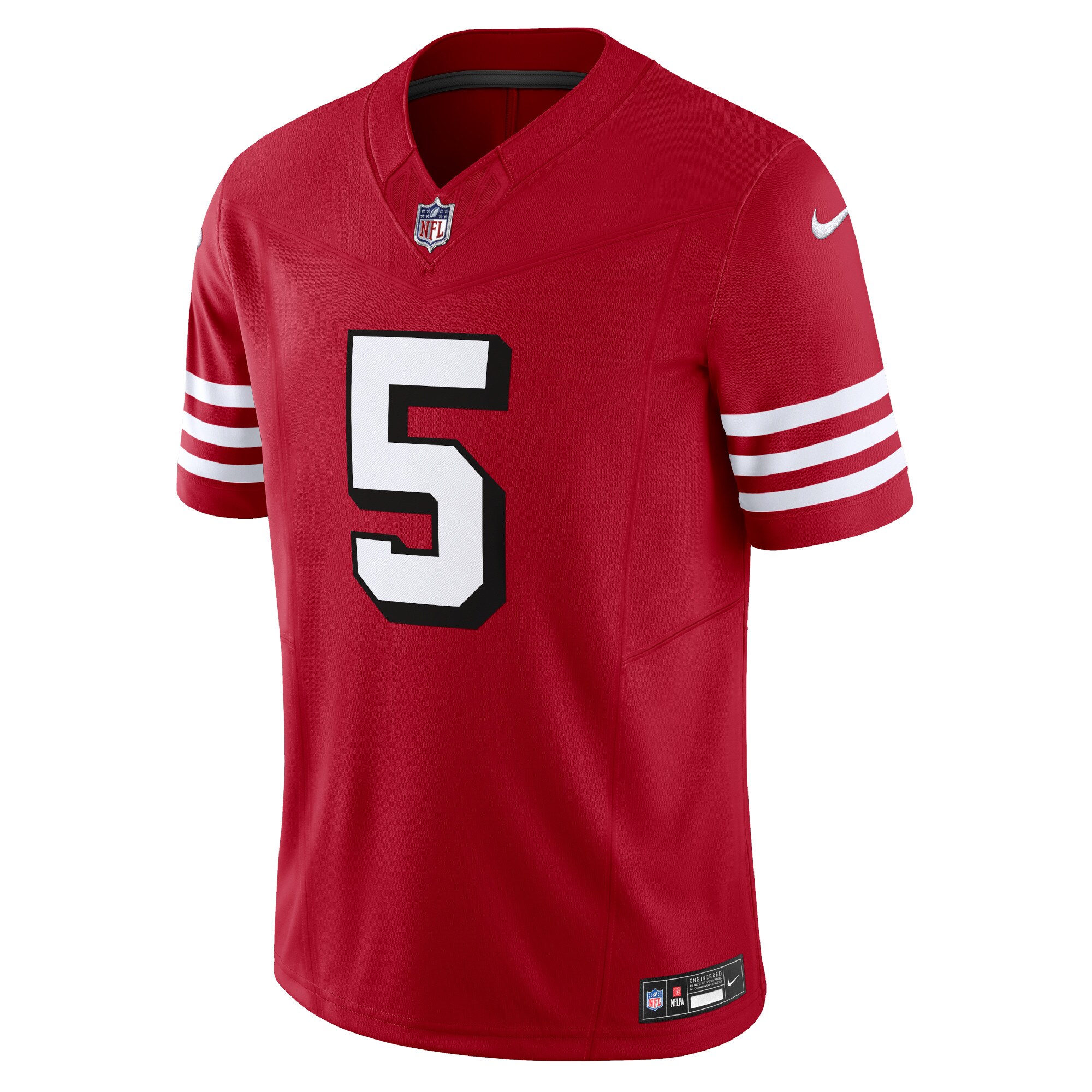 Trey Lance San Francisco 49ers Nike Vapor F.U.S.E. Limited Jersey – Scarlet Clowdercats