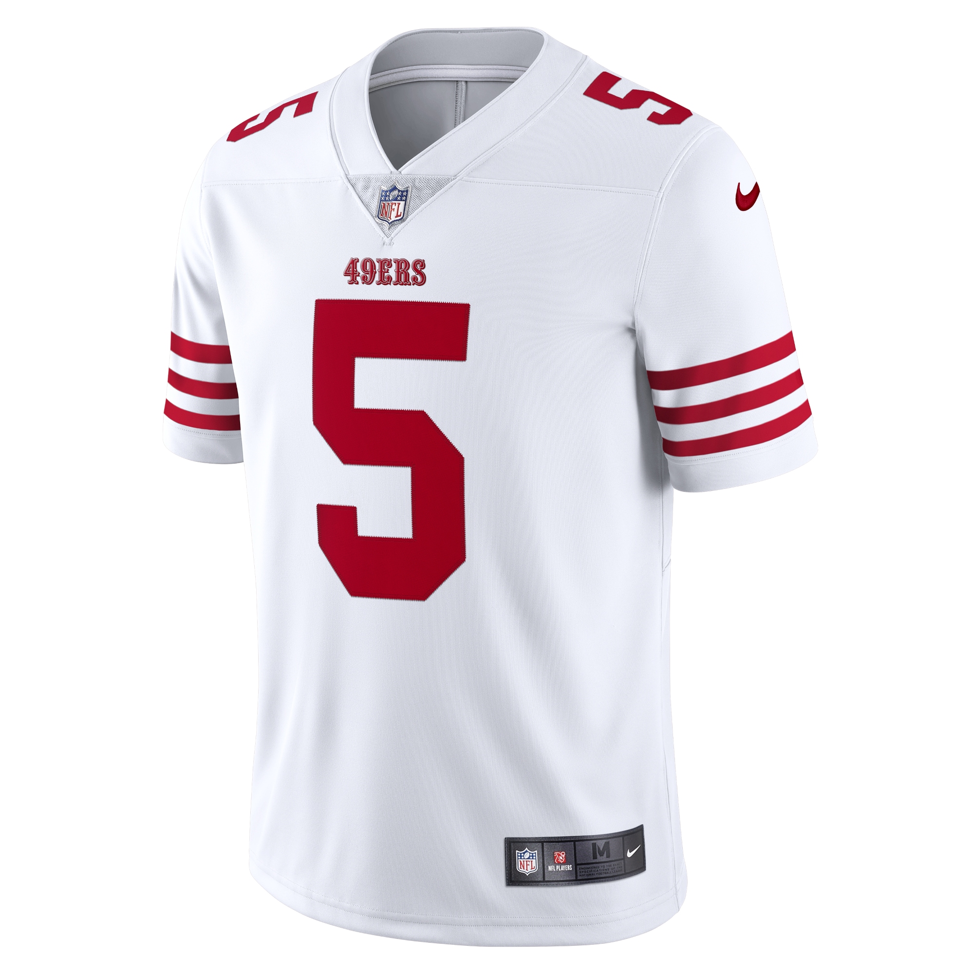 Trey Lance San Francisco 49ers Nike Vapor Limited Jersey – White Clowdercats