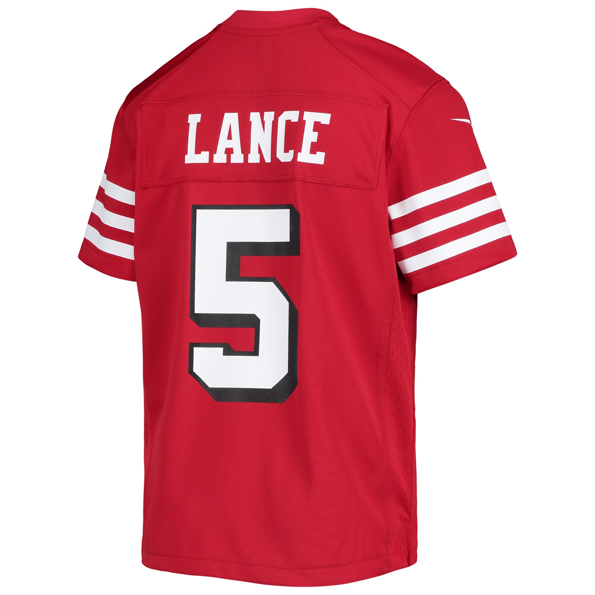 Trey Lance San Francisco 49ers Nike Youth Game Jersey – Scarlet Clowdercats