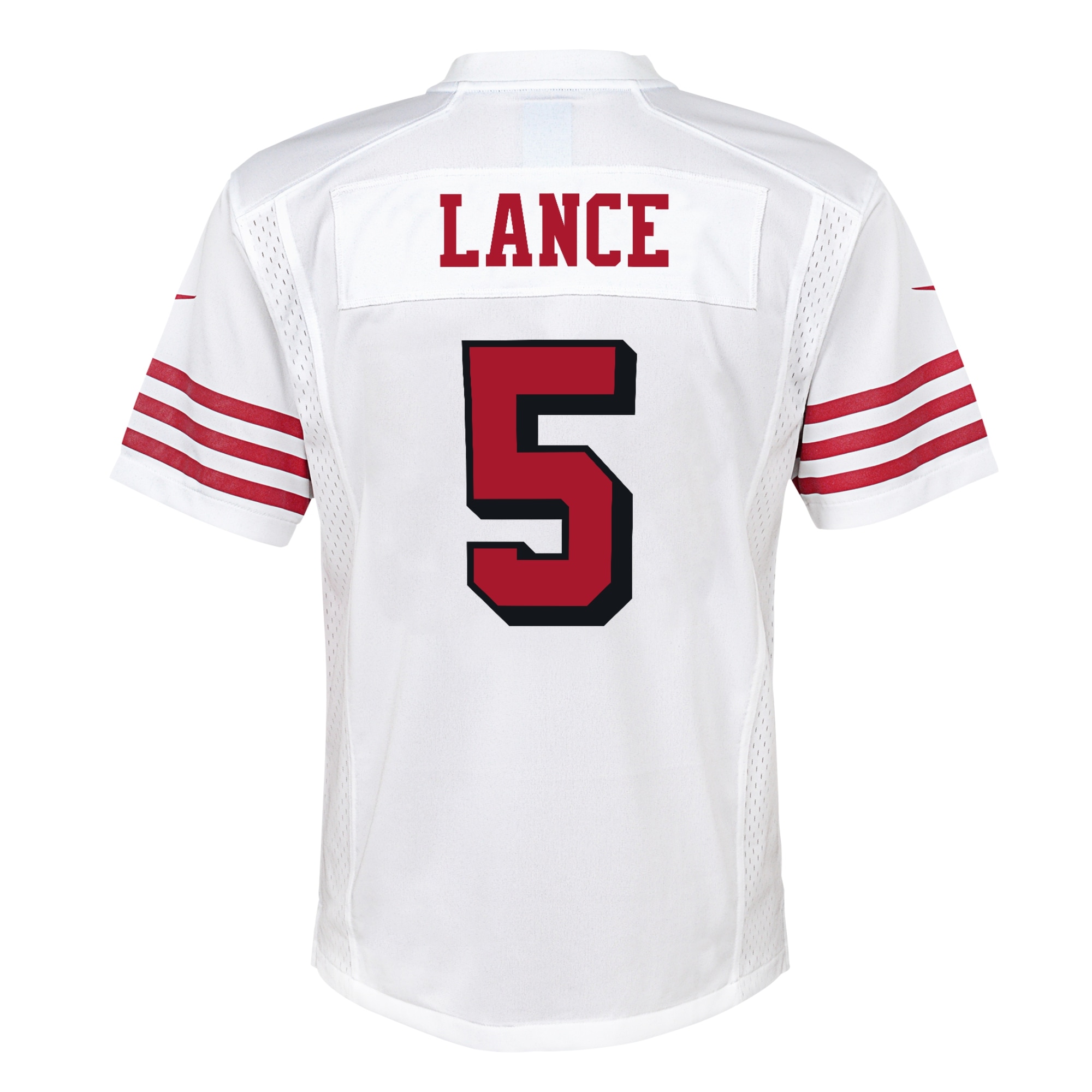 Trey Lance San Francisco 49ers Nike Youth Game Jersey – White Clowdercats