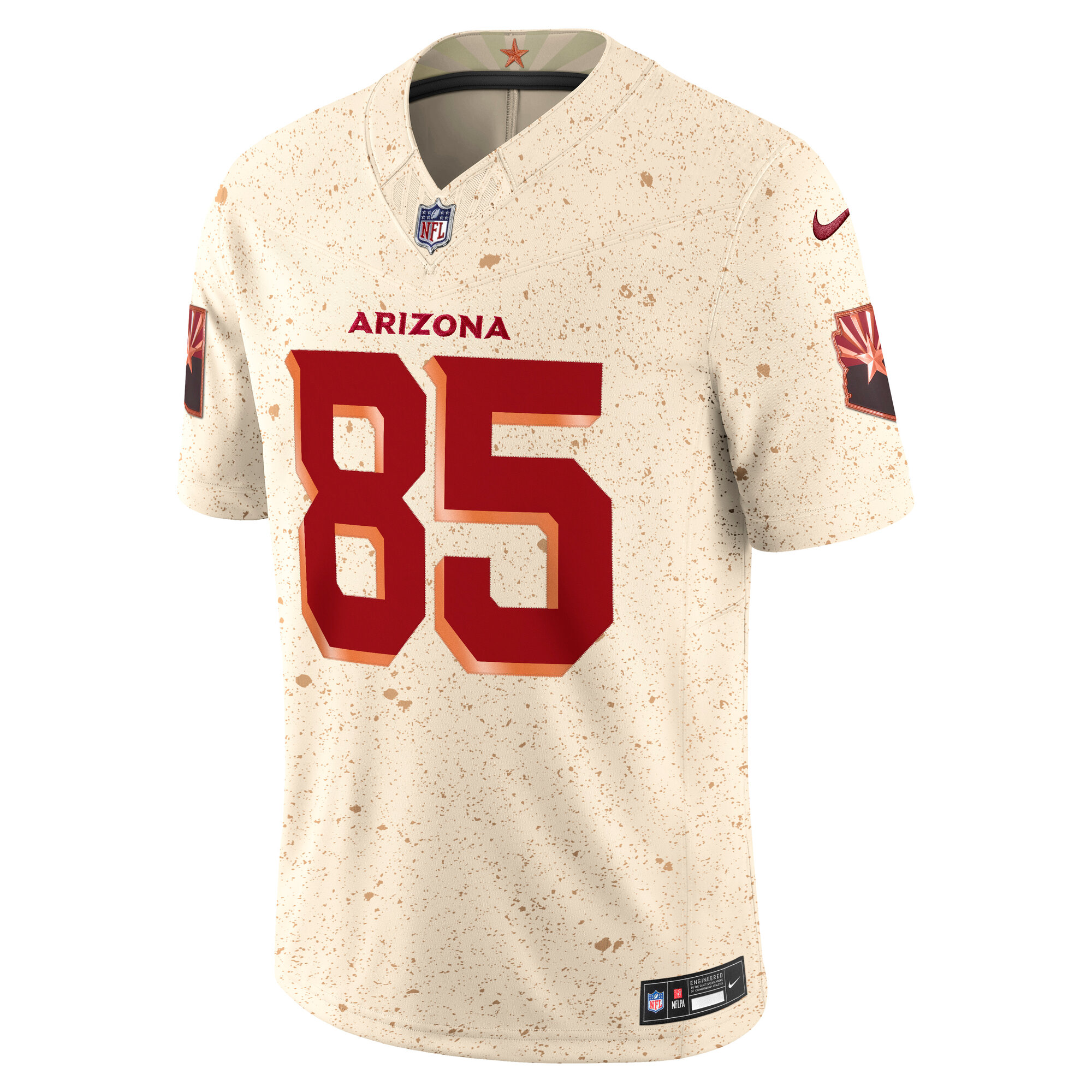 Trey McBride Arizona Cardinals Nike 2025 Rivalries Collection Limited Jersey – Natural Clowdercats