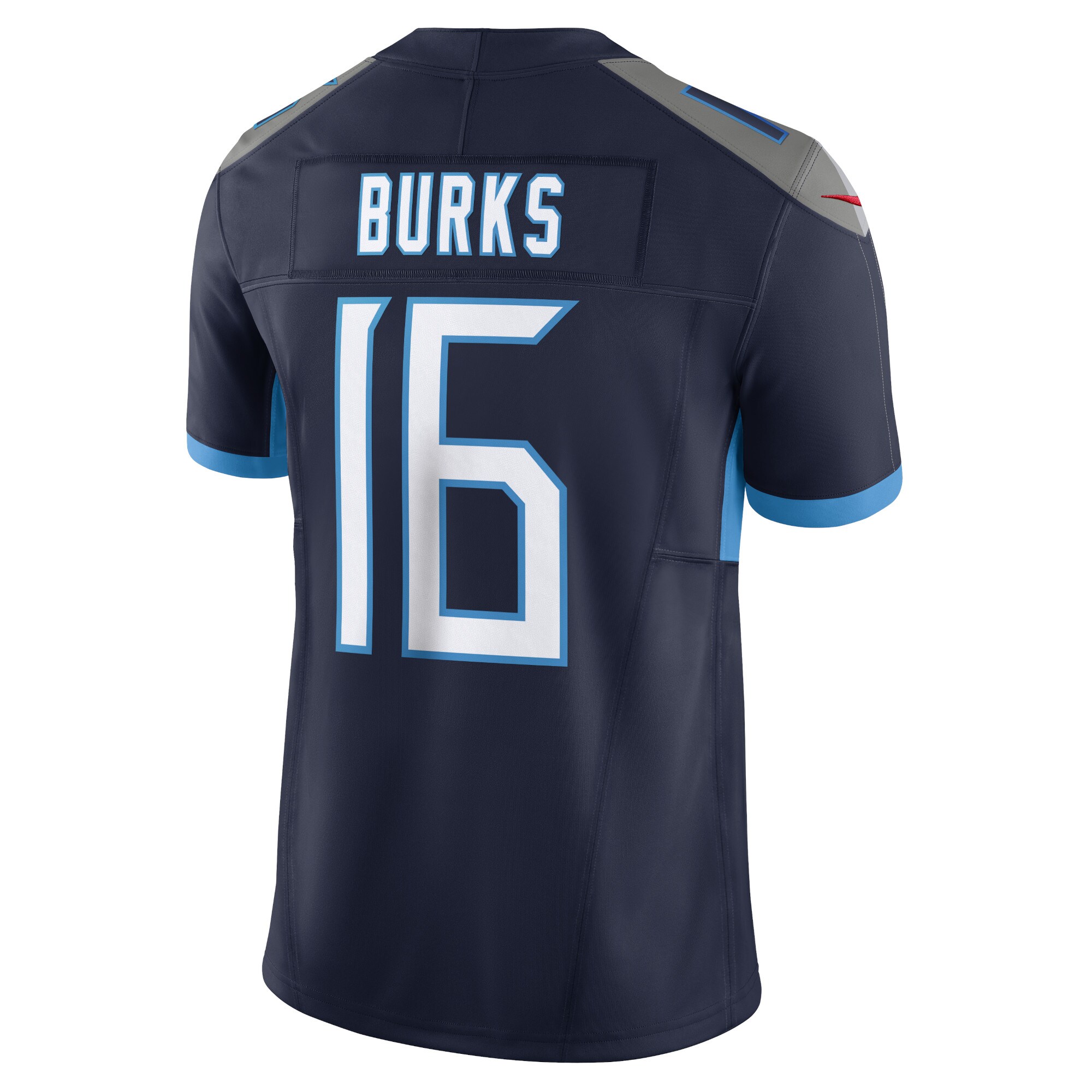 Treylon Burks Tennessee Titans Nike Vapor F.U.S.E. Limited Jersey – Navy Clowdercats