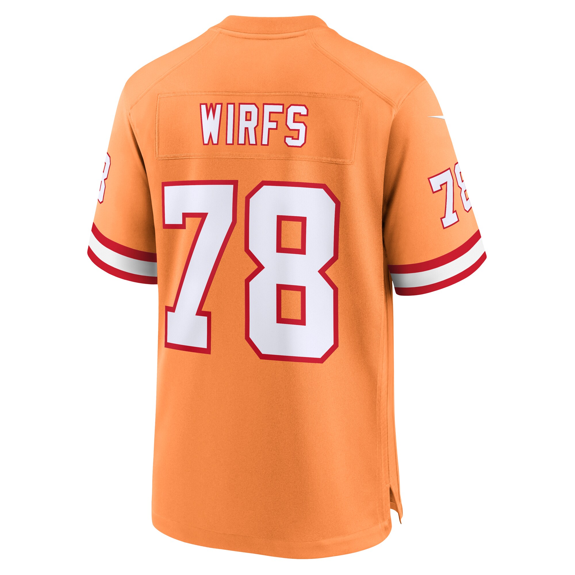 Tristan Wirfs Tampa Bay Buccaneers Nike Alternate Game Jersey – Orange Clowdercats