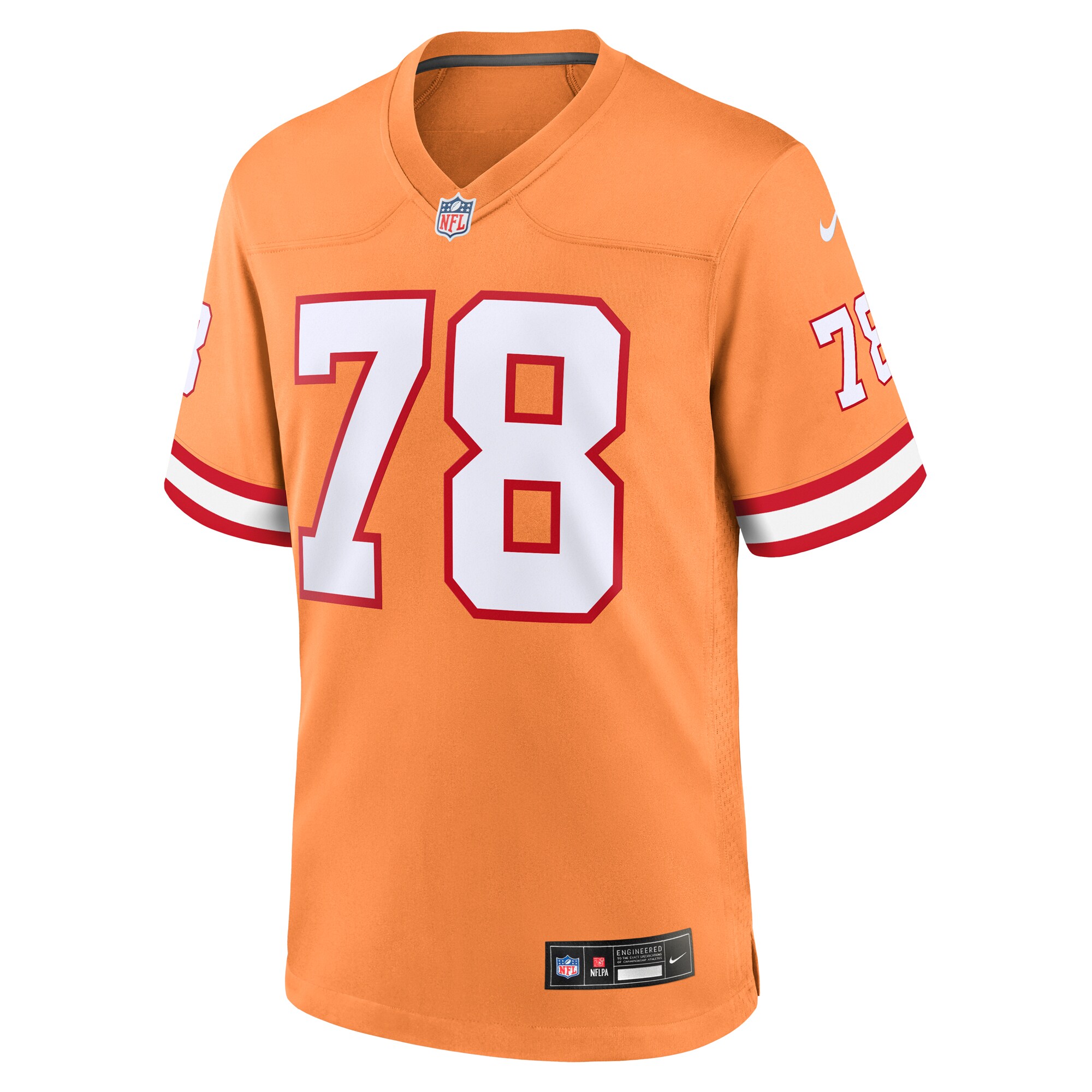 Tristan Wirfs Tampa Bay Buccaneers Nike Alternate Game Jersey – Orange Clowdercats