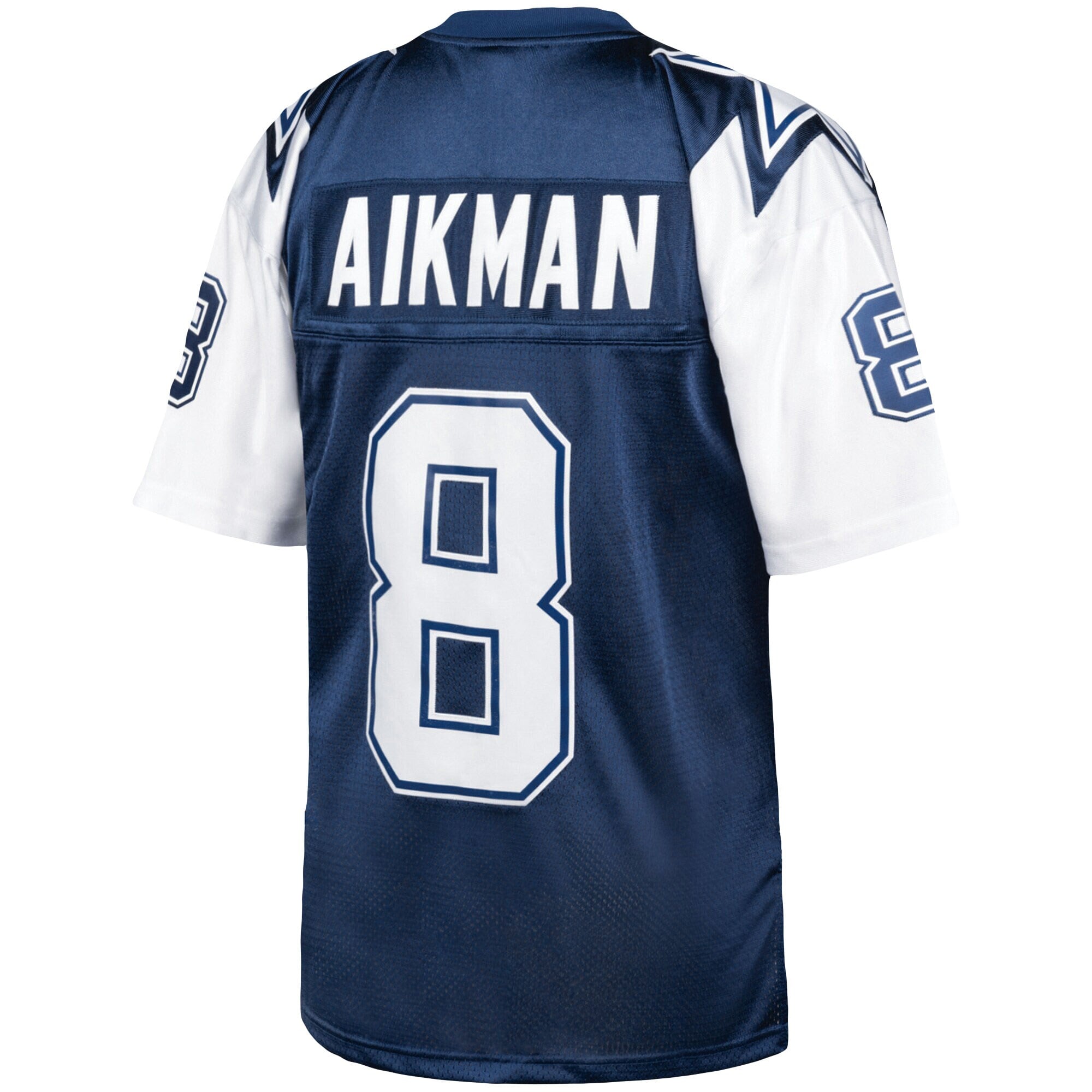 Troy Aikman Dallas Cowboys 1995 Mitchell & Ness Authentic Throwback Retired Player Jersey – Navy Clowdercats