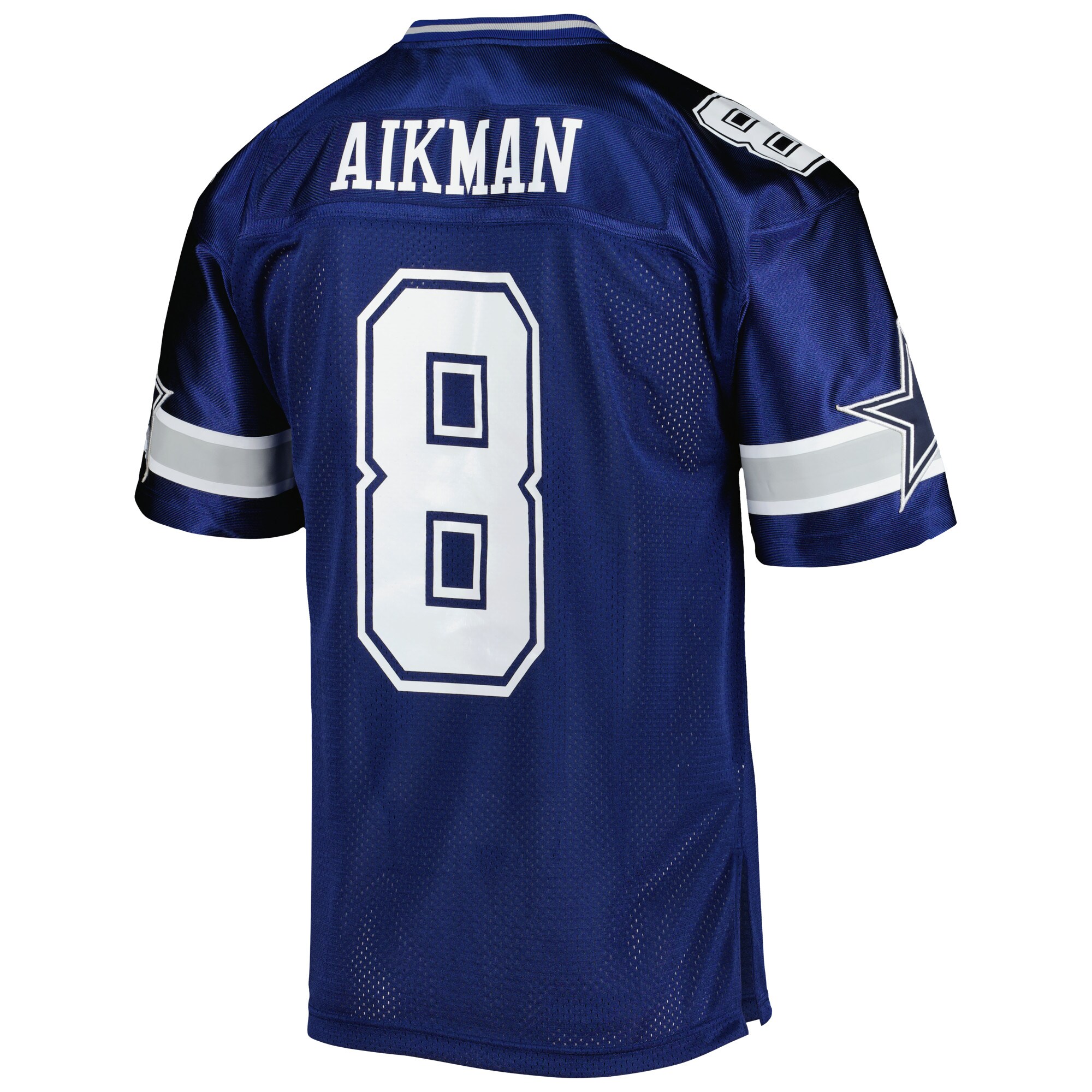 Troy Aikman Dallas Cowboys 1996 Mitchell & Ness Authentic Throwback Retired Player Jersey – Navy Clowdercats