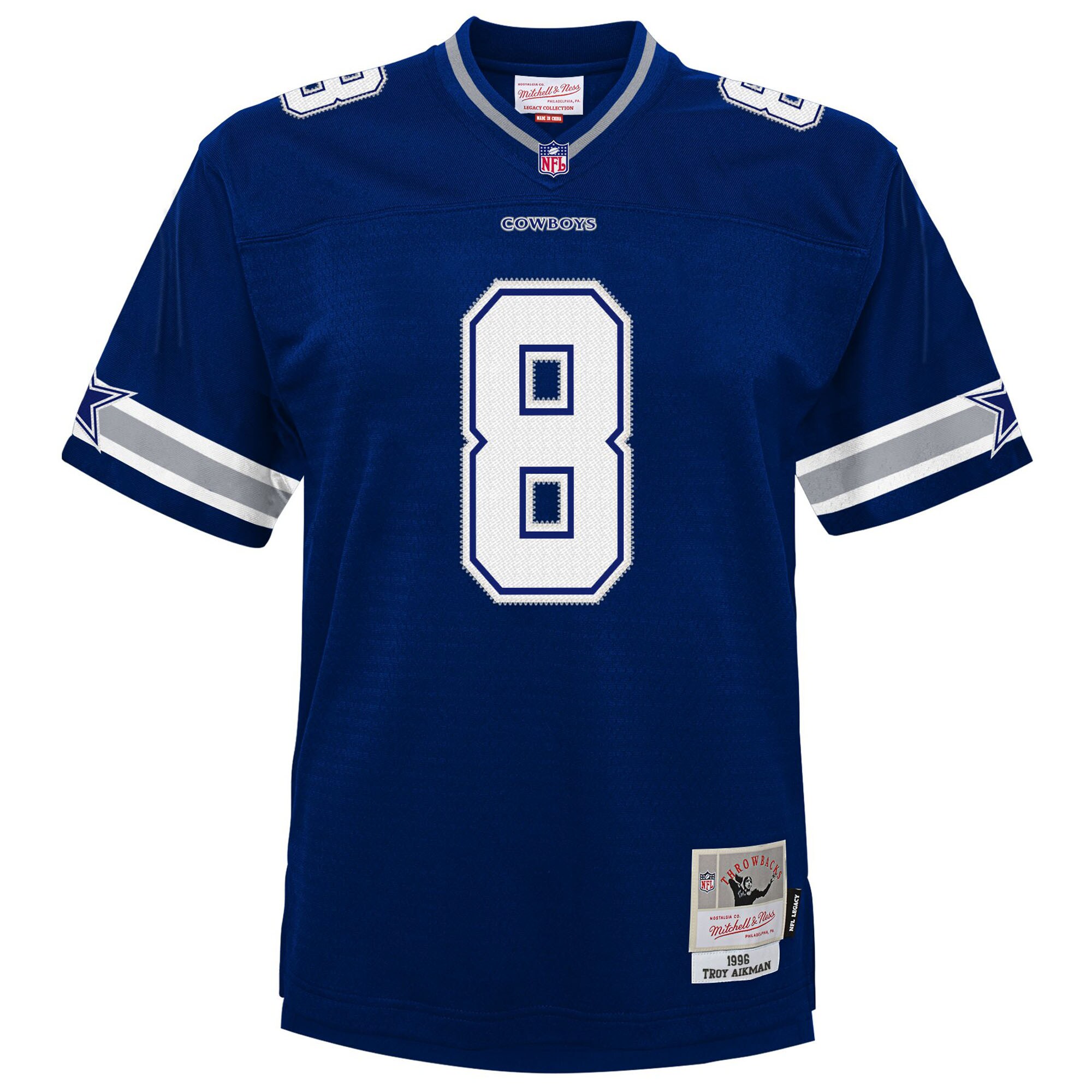 Troy Aikman Dallas Cowboys Mitchell & Ness Toddler 1996 Retired Legacy Jersey – Navy Clowdercats