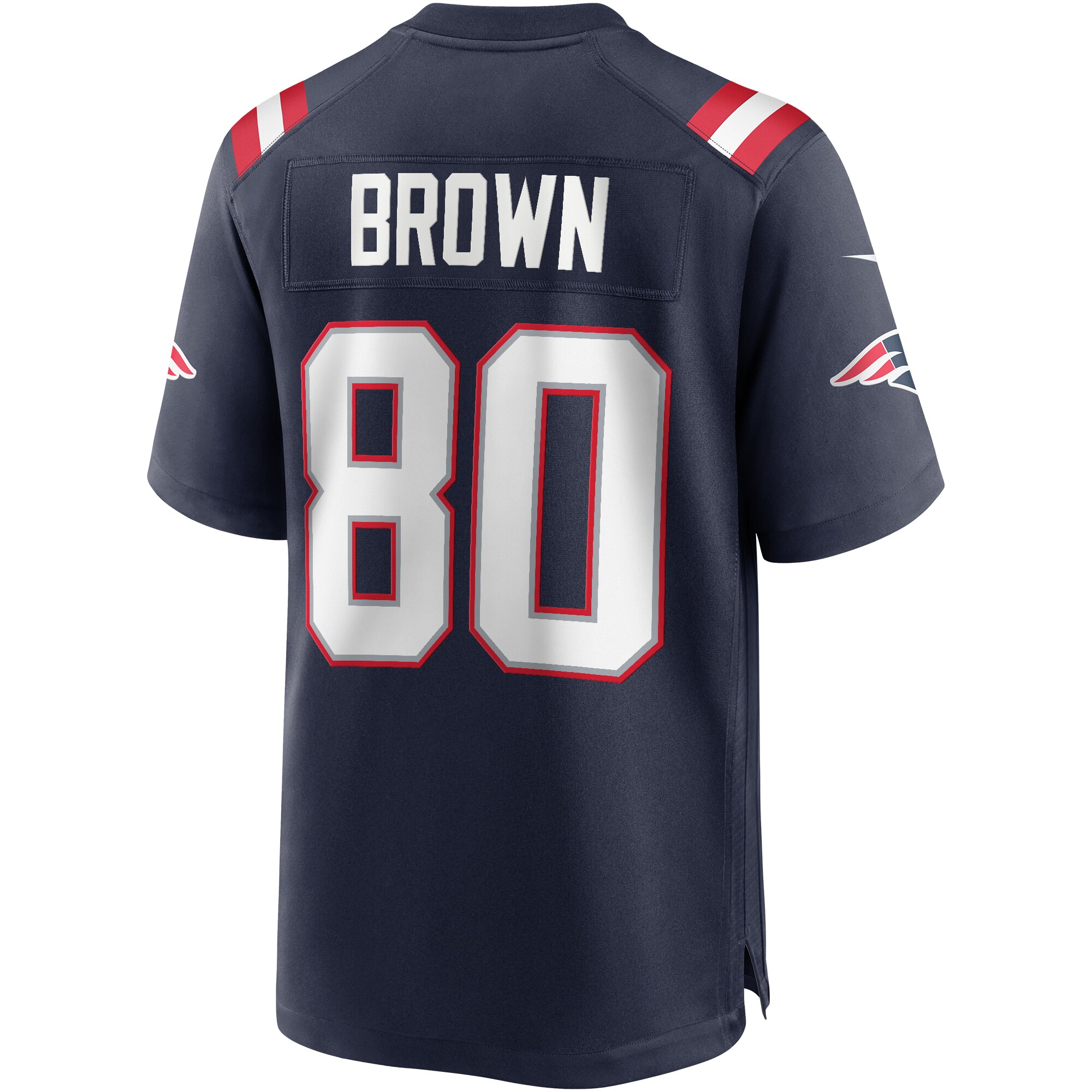 Troy Brown New England Patriots Nike Game Retired Player Jersey – Navy Clowdercats