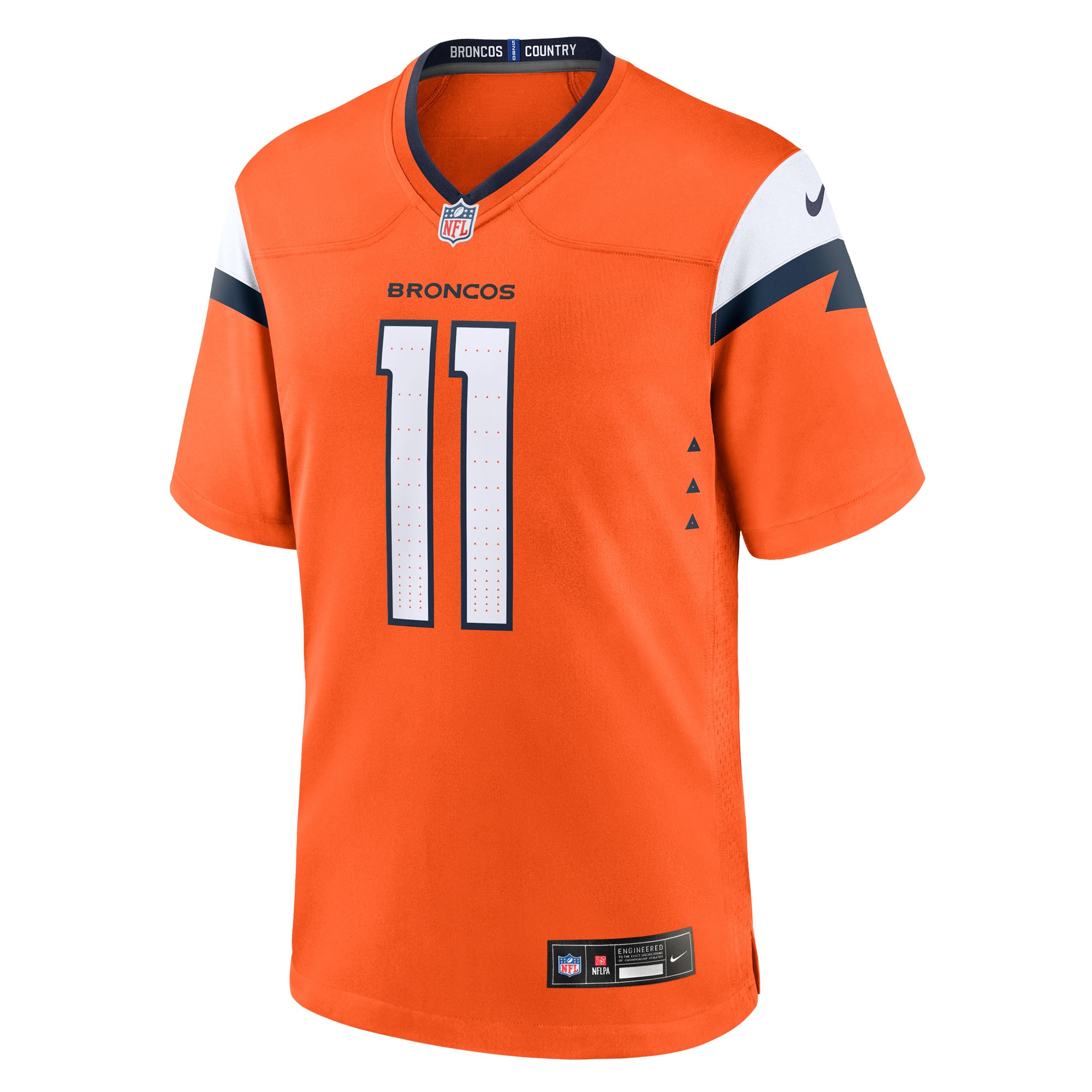 Troy Franklin Denver Broncos Nike Team Game Jersey – Orange Clowdercats