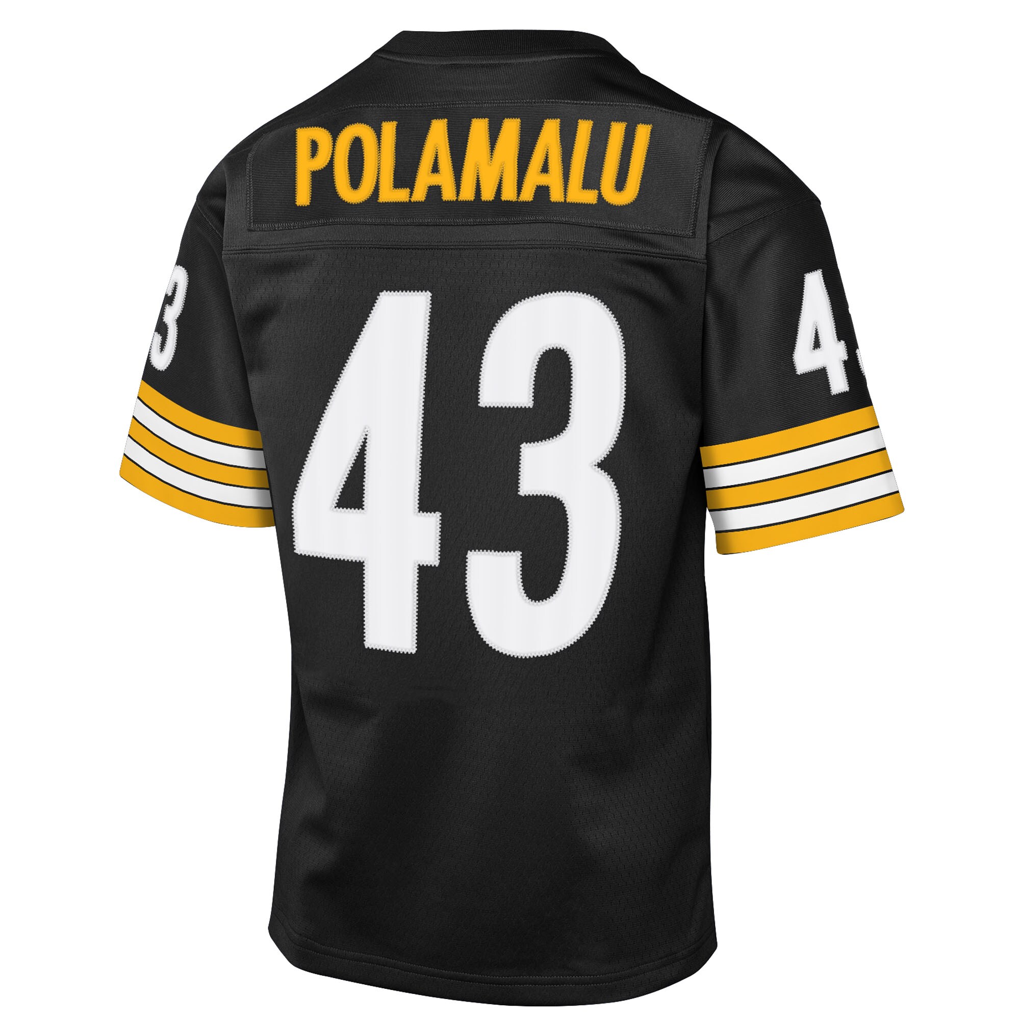 Troy Polamalu Pittsburgh Steelers Mitchell & Ness Youth 2005 Throwback Fashion Jersey – Black Clowdercats