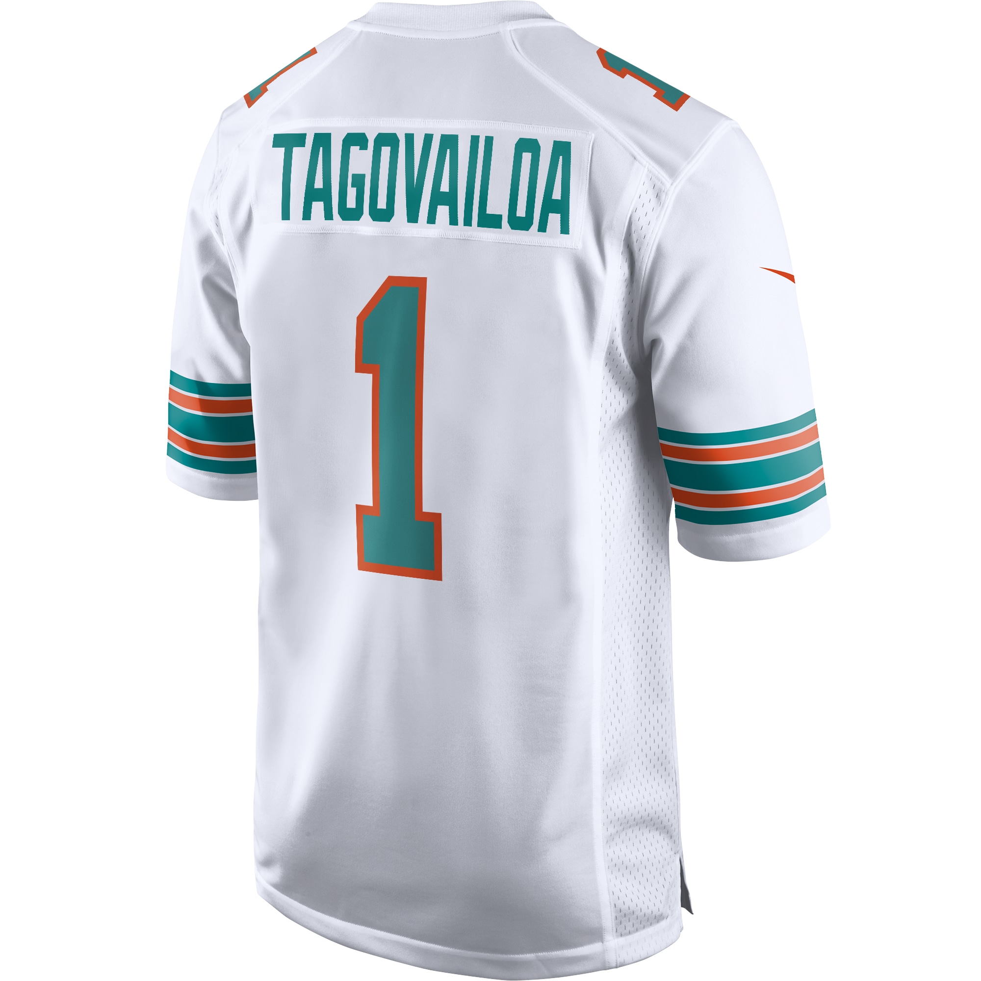 Tua Tagovailoa Miami Dolphins Nike 2nd Alternate Game Jersey – White Clowdercats