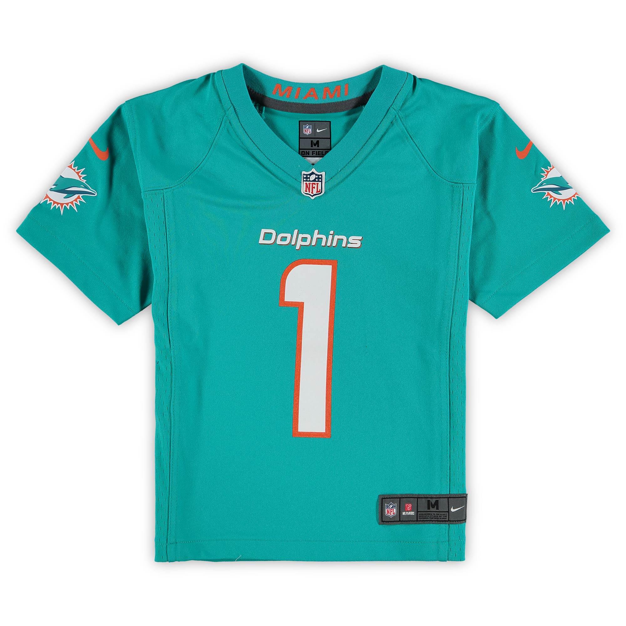 Tua Tagovailoa Miami Dolphins Nike Preschool Game Jersey – Aqua Clowdercats