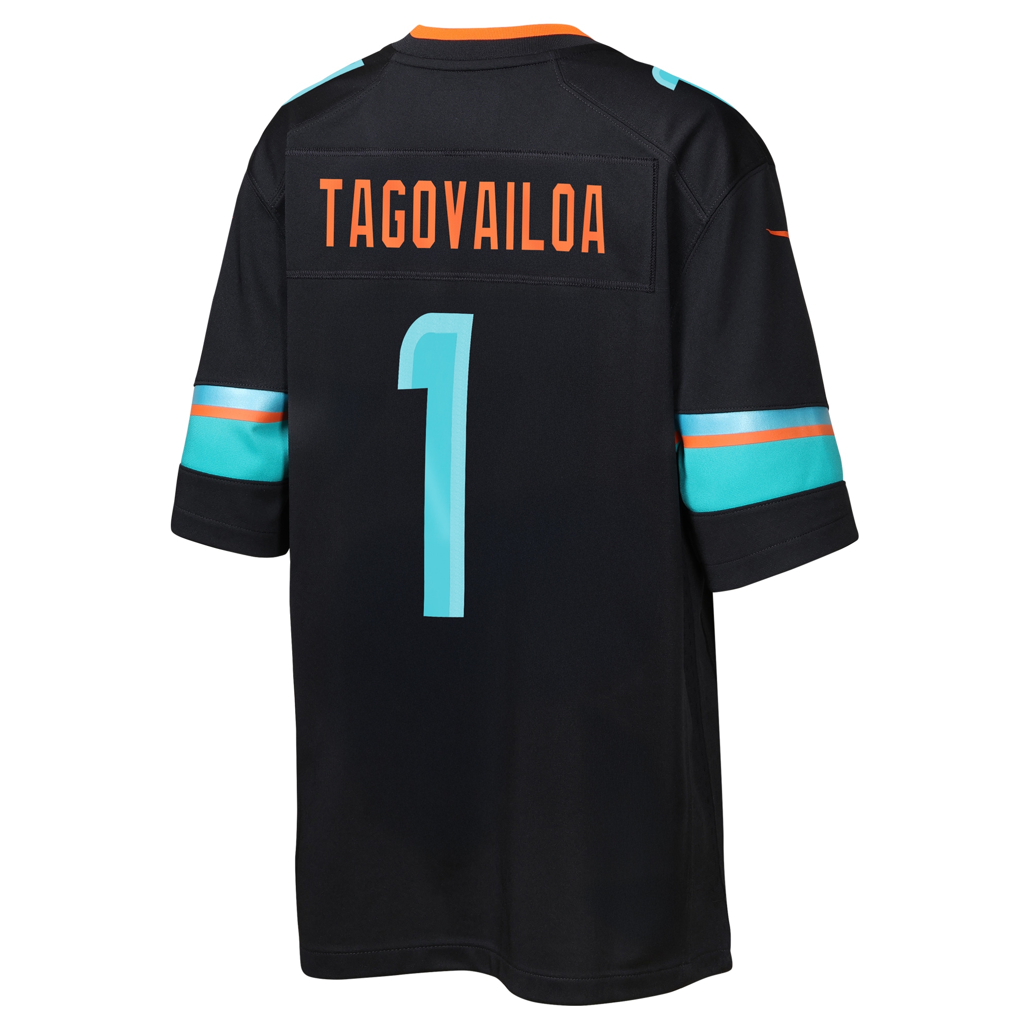 Tua Tagovailoa Miami Dolphins Nike Youth 2025 Rivalries Collection Game Jersey – Pitch Blue Clowdercats