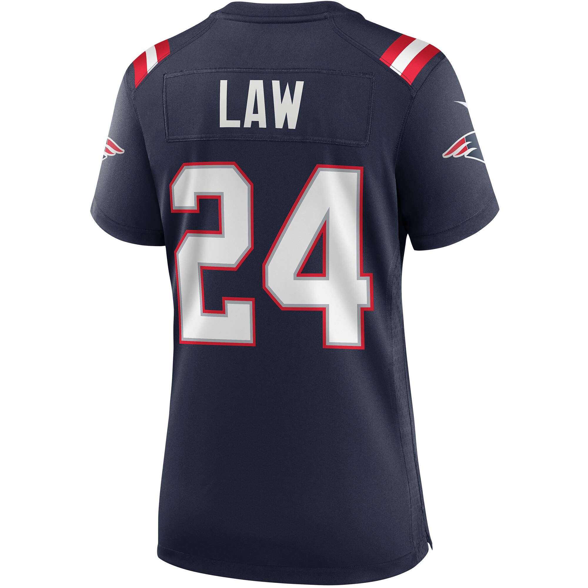 Ty Law New England Patriots Nike Women’s Game Retired Player Jersey – Navy Clowdercats