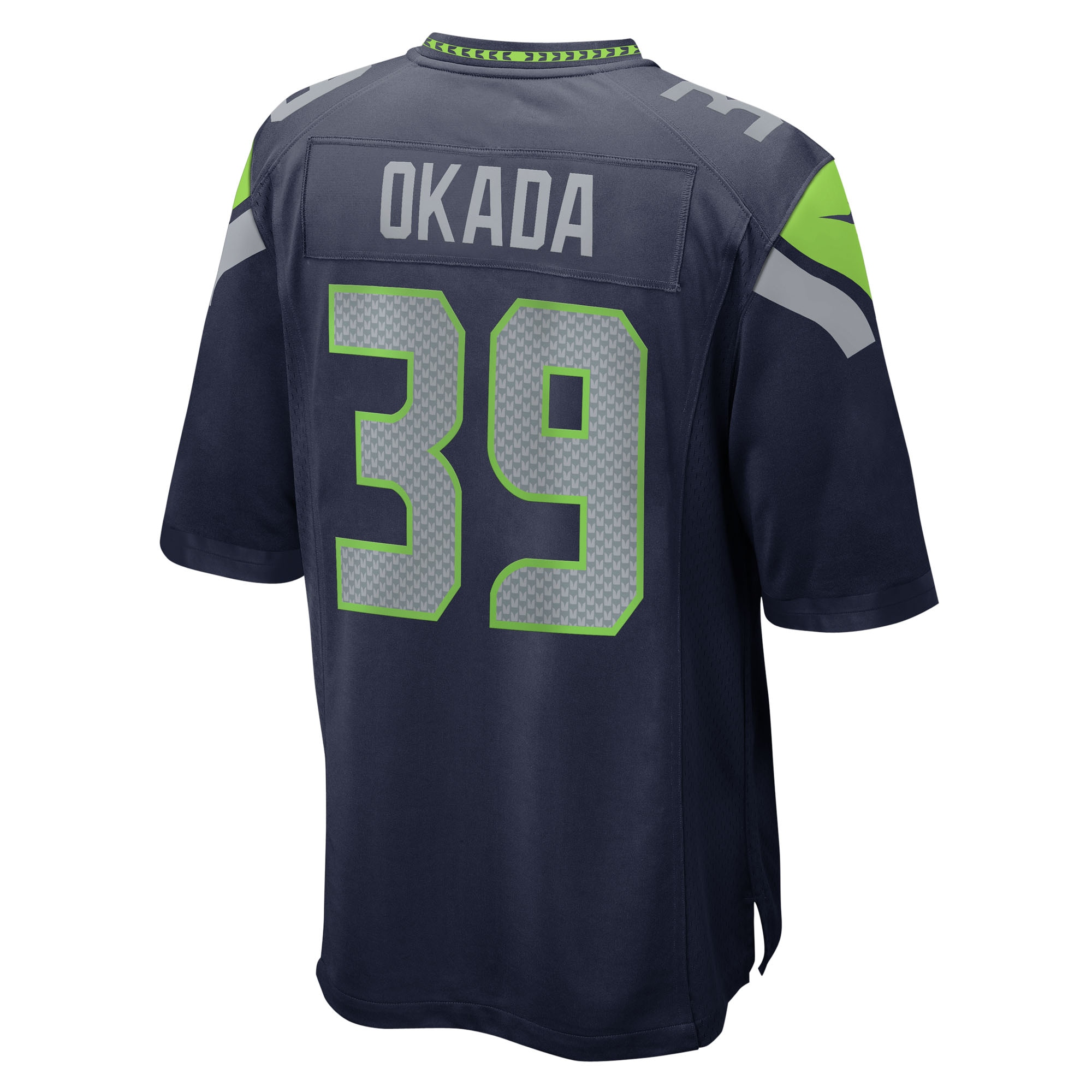 Ty Okada Seattle Seahawks Nike Team Game Jersey – College Navy Clowdercats