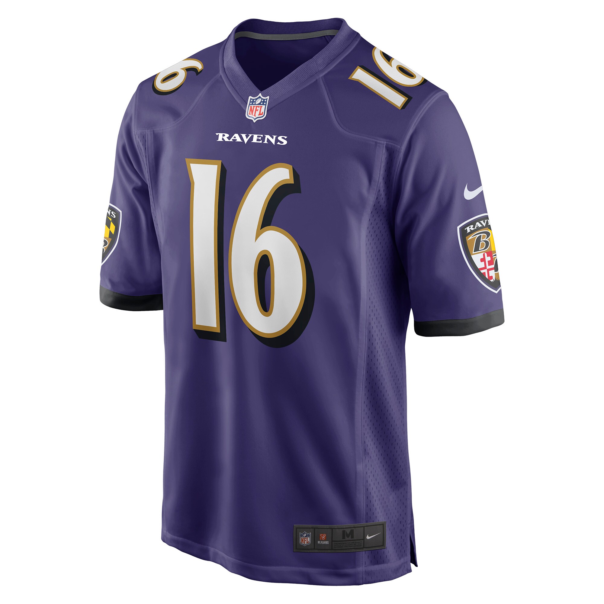 Tylan Wallace Baltimore Ravens Nike Game Jersey – Purple Clowdercats