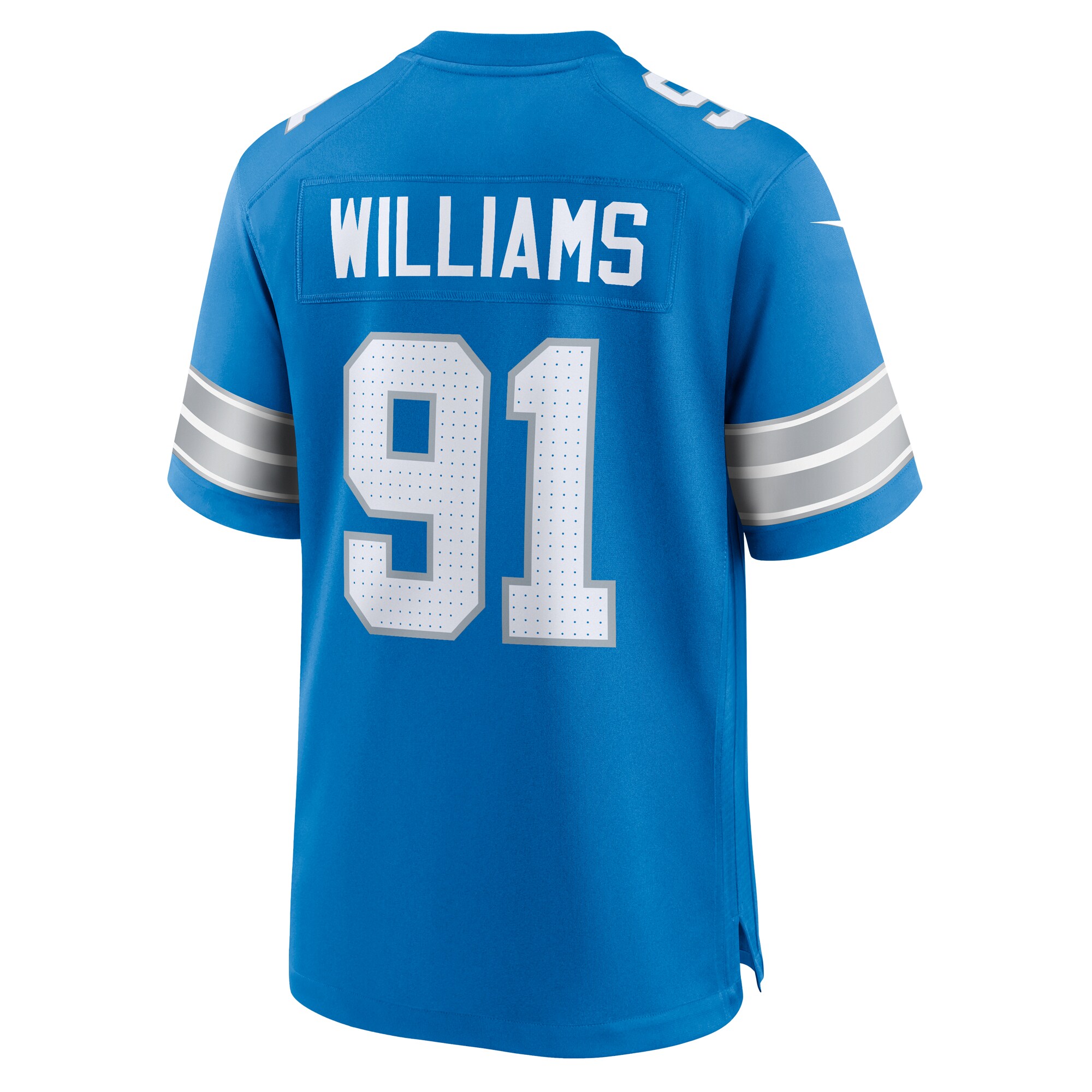 Tyleik Williams Detroit Lions Nike 2025 NFL Draft First Round Pick Game Jersey – Blue Clowdercats