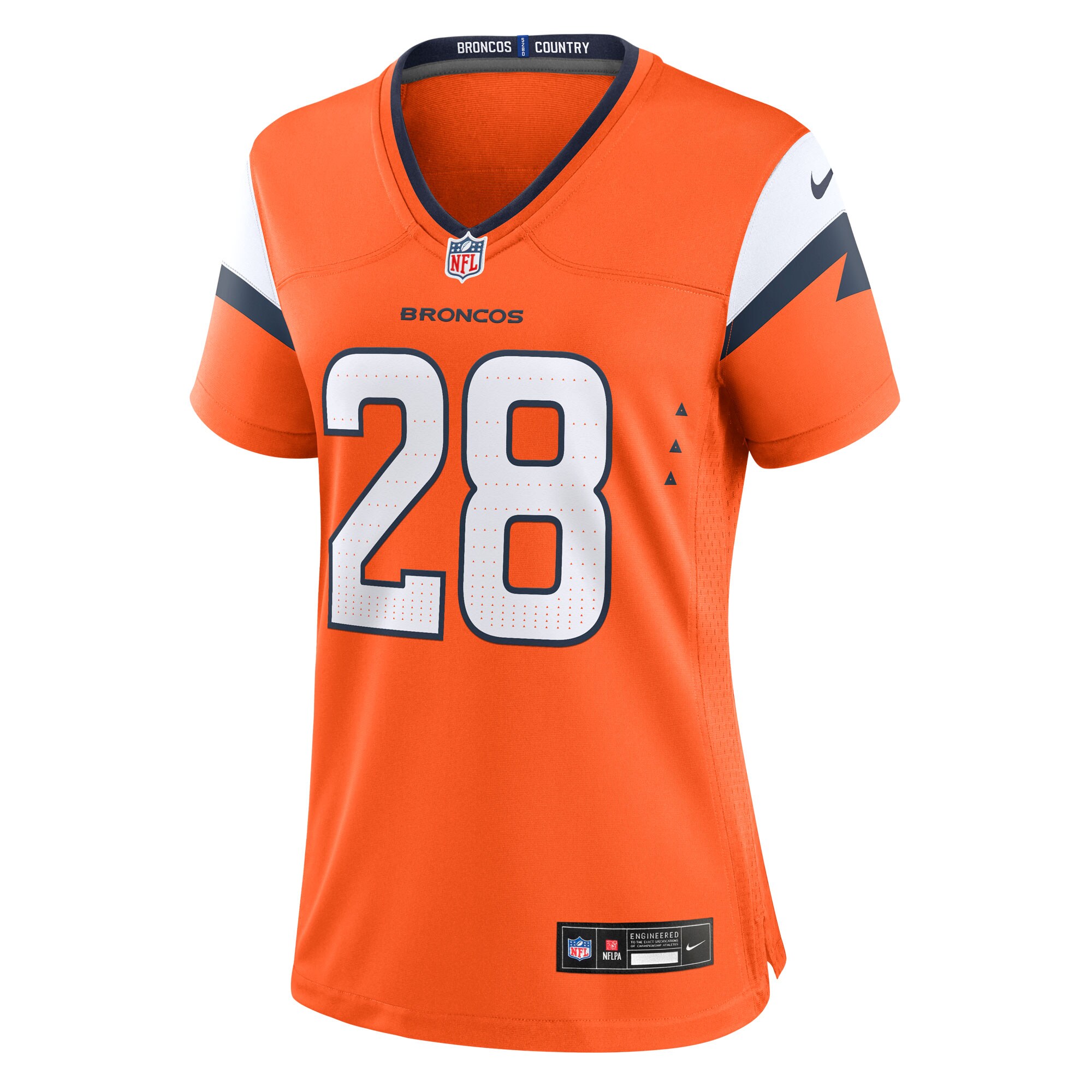 Tyler Badie Denver Broncos Nike Women’s Team Game Jersey – Orange Clowdercats