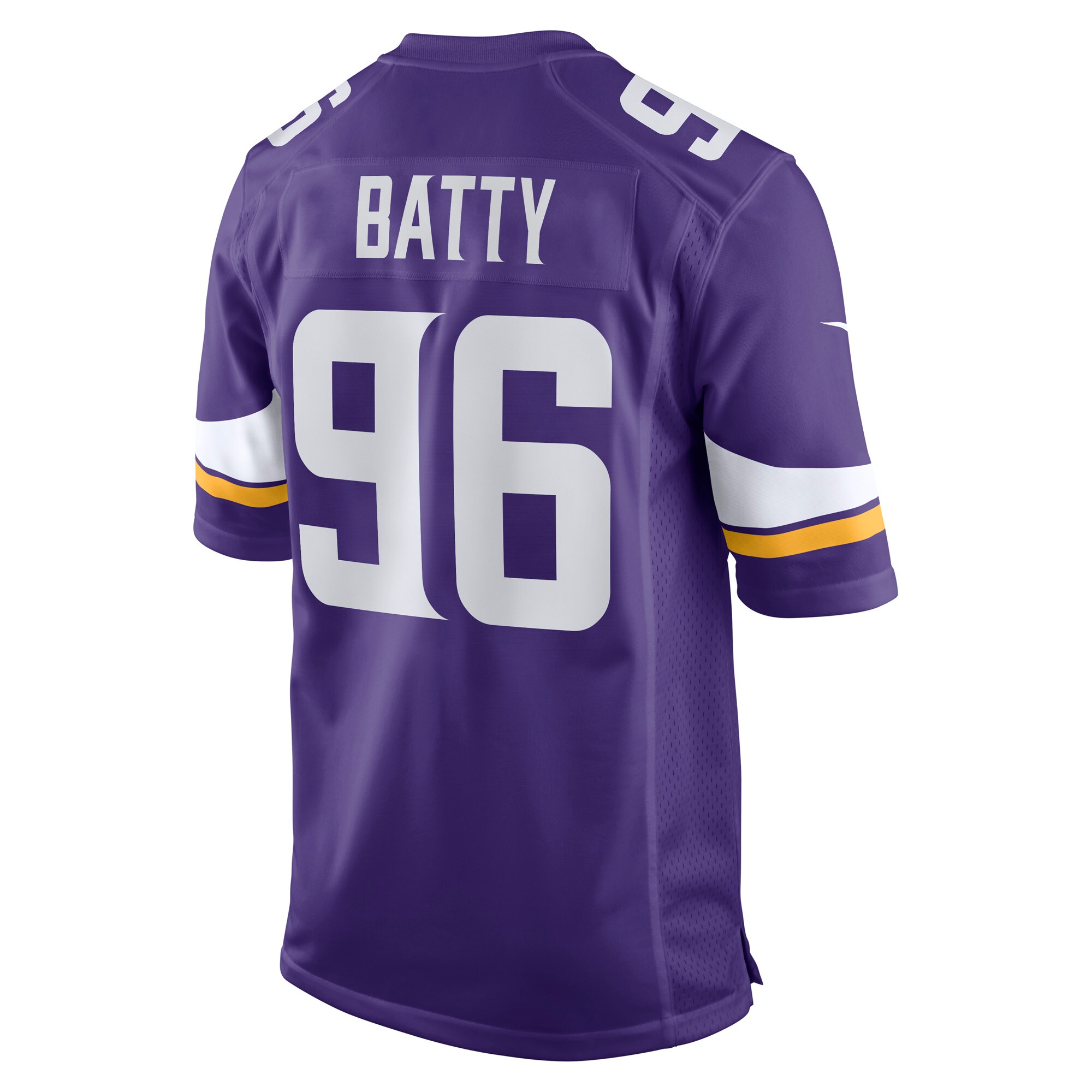Tyler Batty Minnesota Vikings Nike Team Game Jersey – Purple Clowdercats