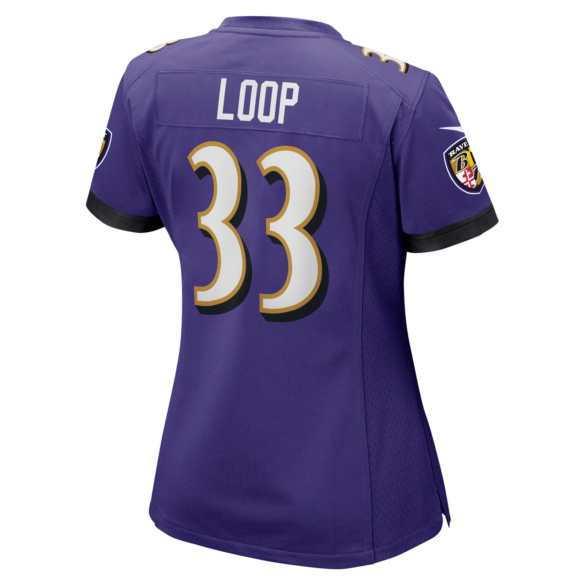 Tyler Loop Baltimore Ravens Nike Women’s Team Game Jersey – Purple Clowdercats