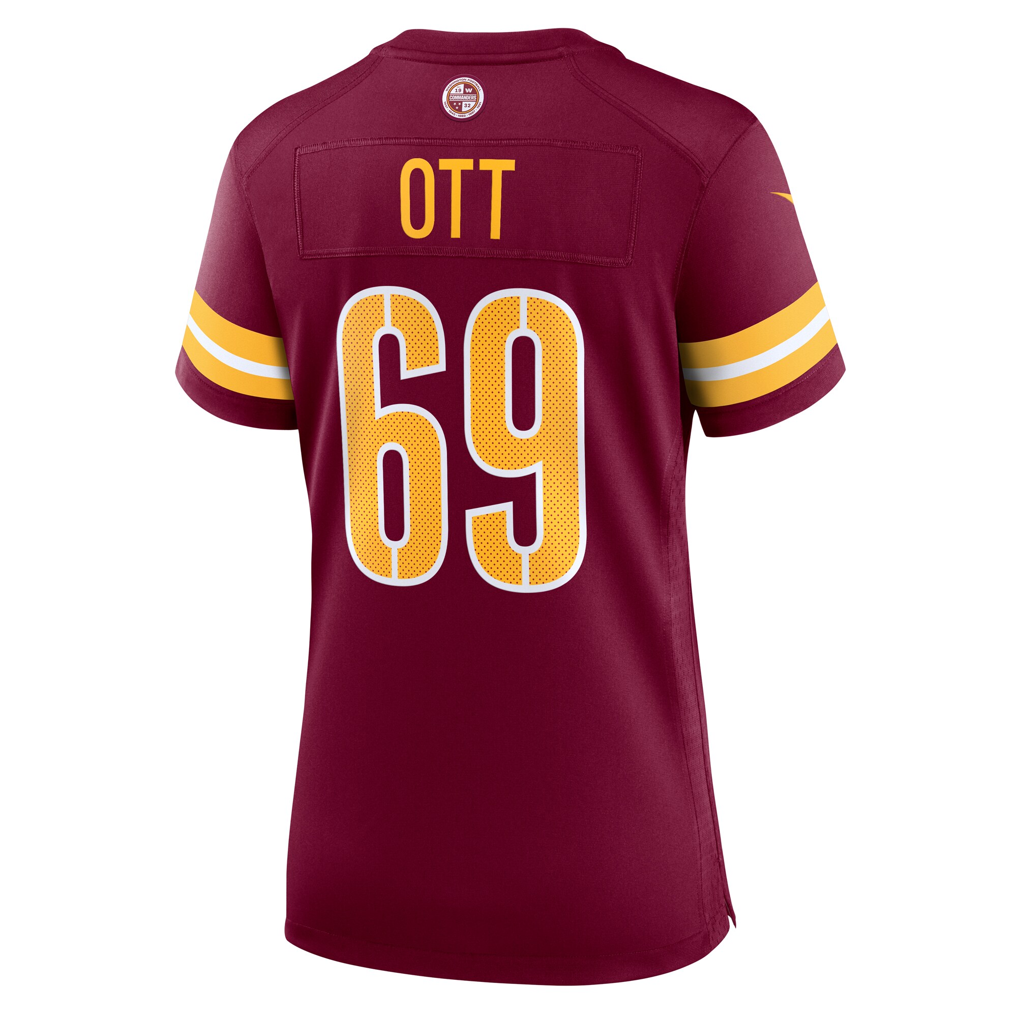 Tyler Ott Washington Commanders Nike Women’s Team Game Jersey – Burgundy Clowdercats