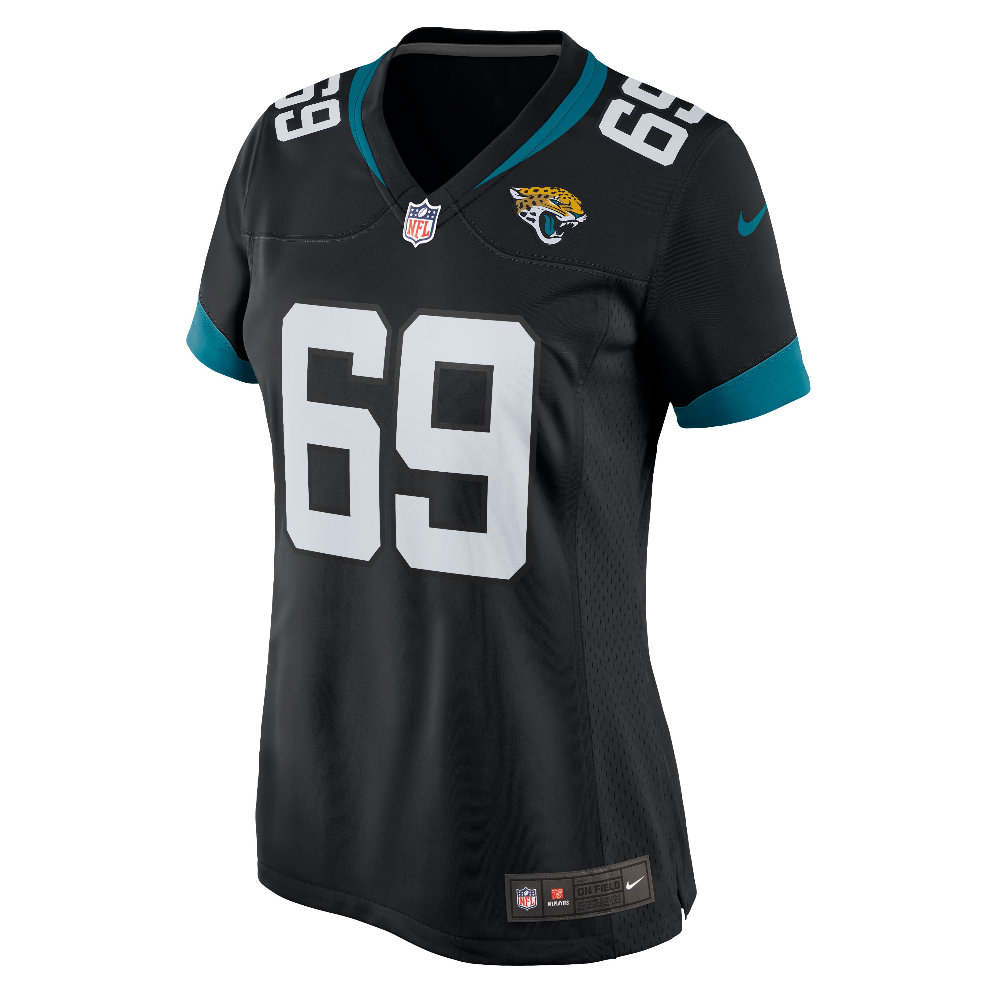 Tyler Shatley Jacksonville Jaguars Nike Women’s Game Jersey – Black Clowdercats