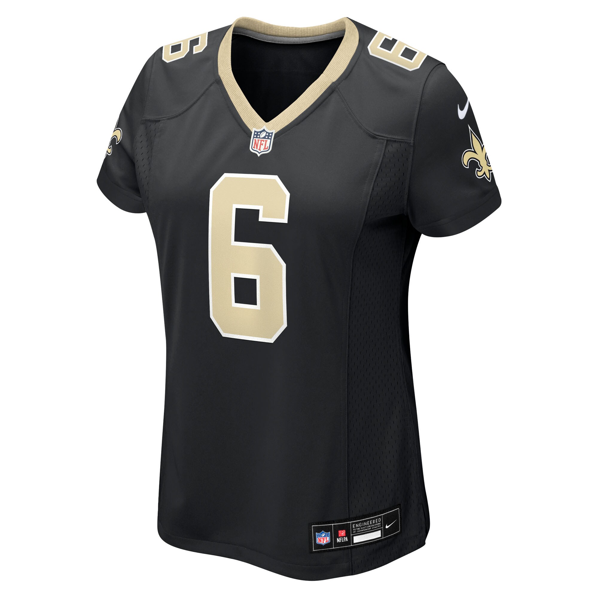 Tyler Shough New Orleans Saints Nike Women’s Game Jersey – Black Clowdercats
