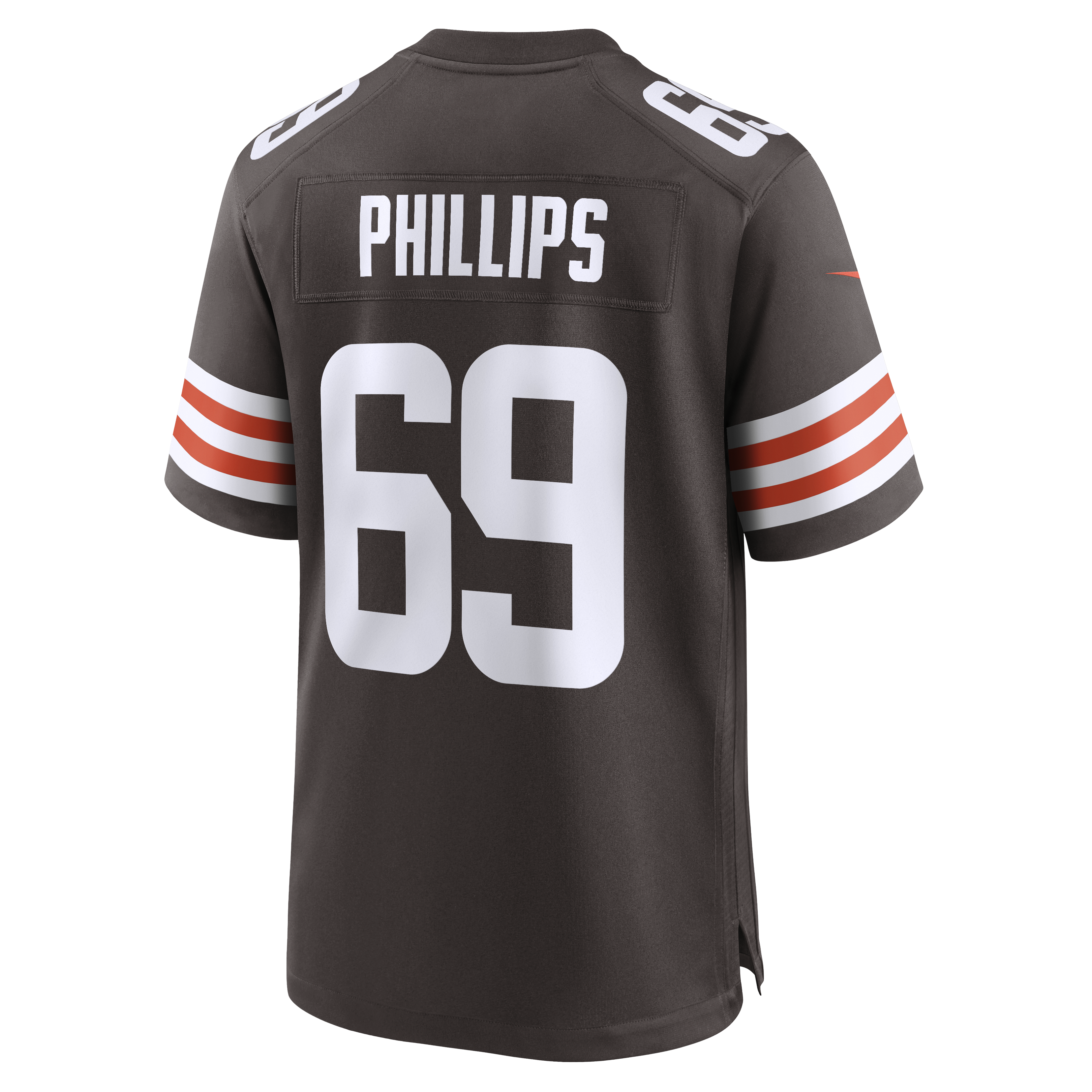 Tyre Phillips Cleveland Browns Nike Team Game Jersey – Brown Clowdercats