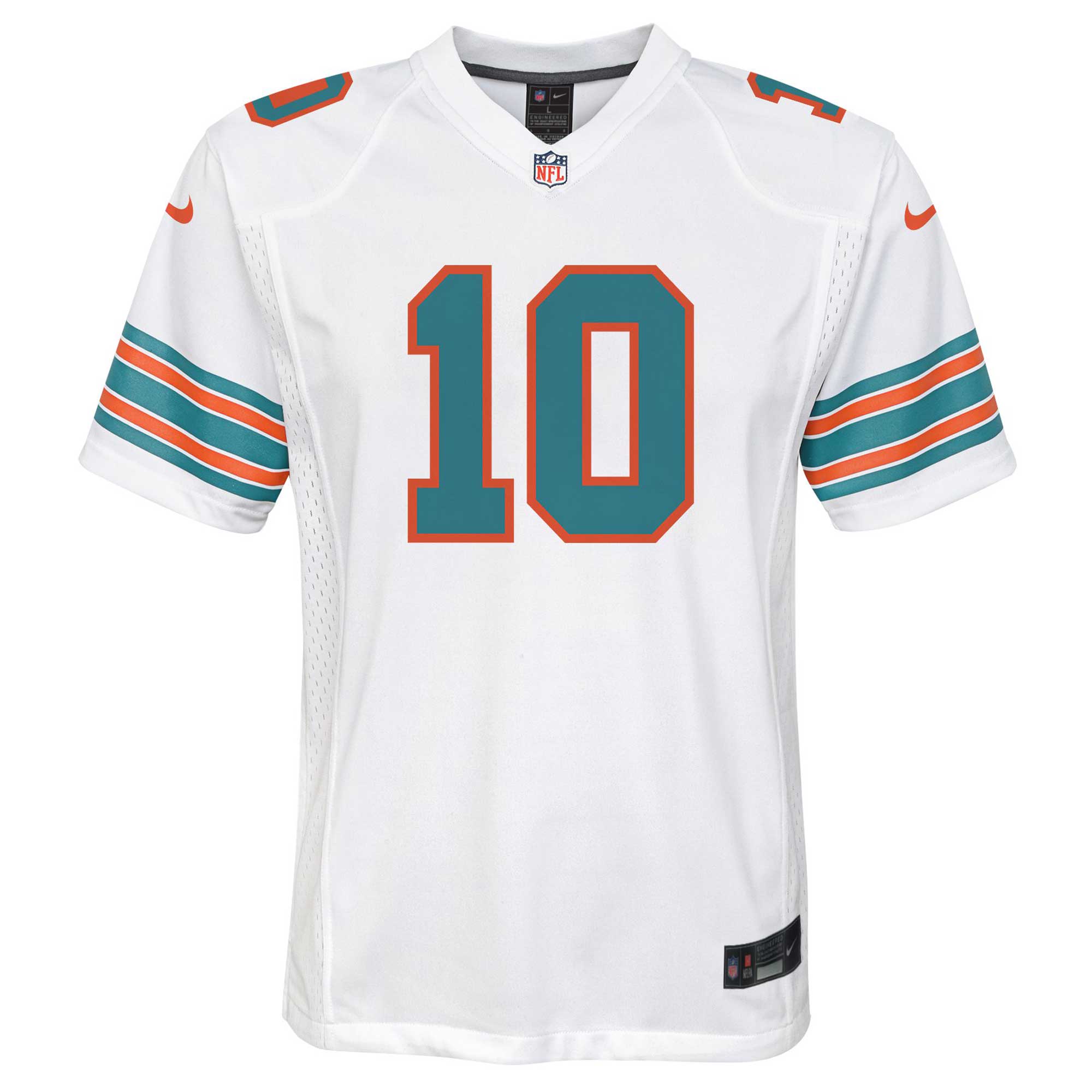 Tyreek Hill Miami Dolphins Nike Youth Game Jersey – White Clowdercats