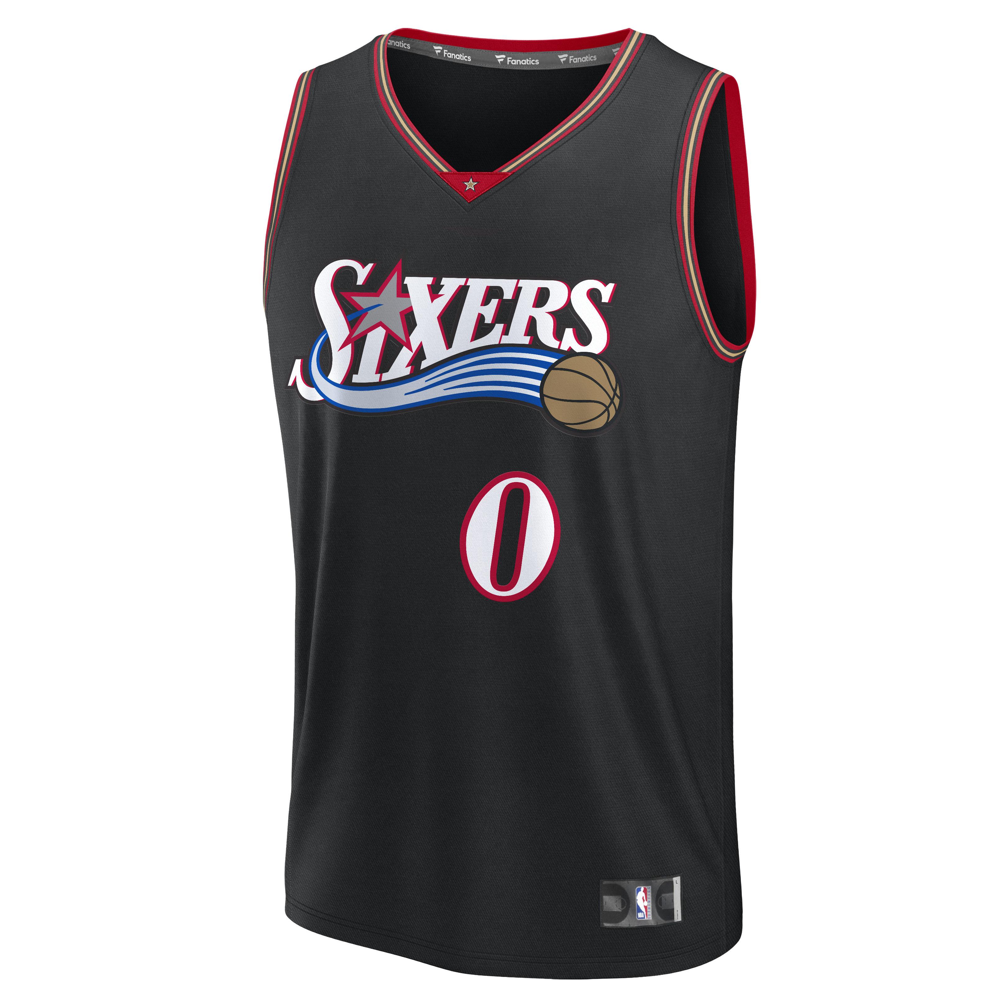 Tyrese Maxey Philadelphia 76ers Fanatics Youth Fastbreak Jersey – Classic Edition – Black Clowdercats