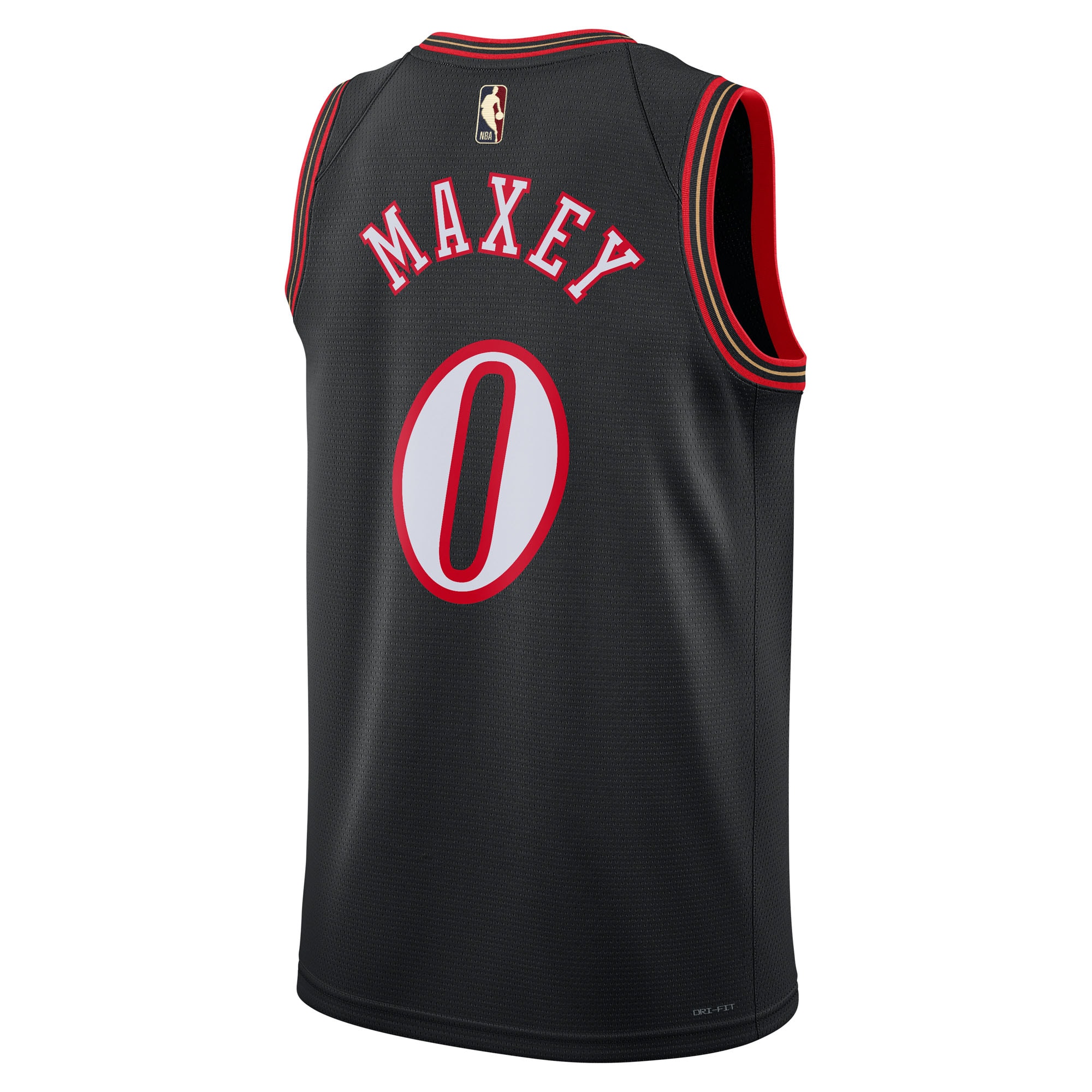 Tyrese Maxey Philadelphia 76ers Nike Unisex Swingman Jersey – Classic Edition – Black Clowdercats