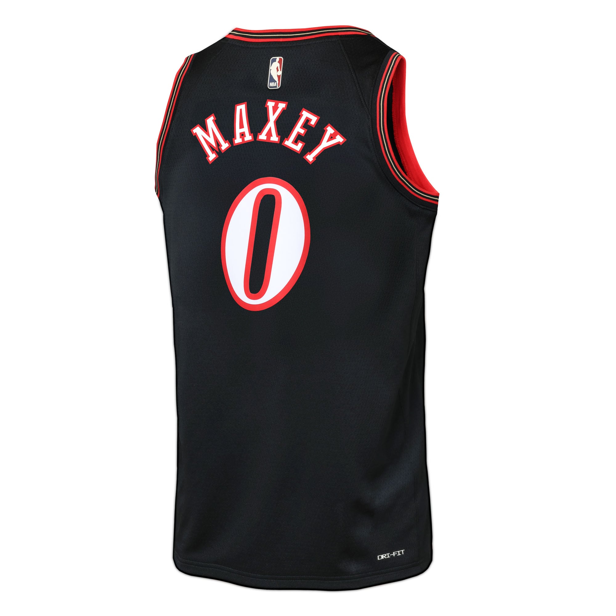 Tyrese Maxey Philadelphia 76ers Nike Youth Swingman Jersey – Classic Edition – Black Clowdercats