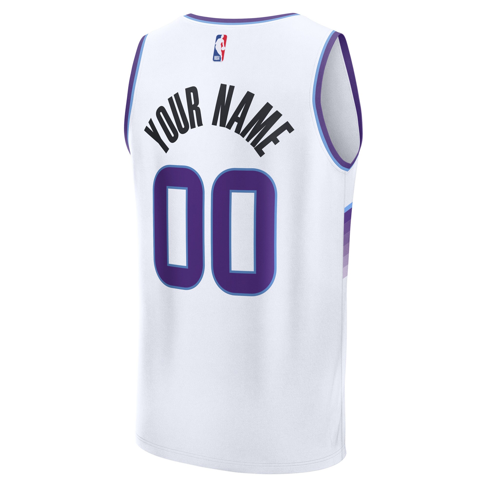 Utah Jazz Fanatics Youth Fast Break Replica Custom Jersey – Association Edition Clowdercats