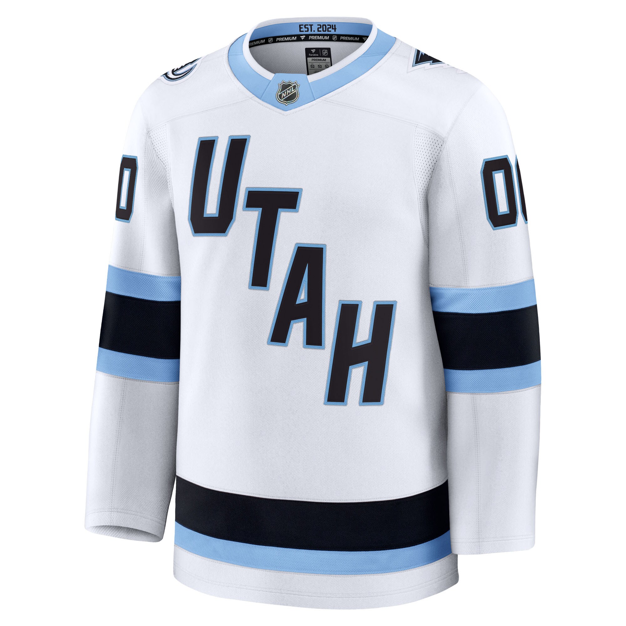 Utah Mammoth Fanatics Away Premium Custom Jersey – White Clowdercats